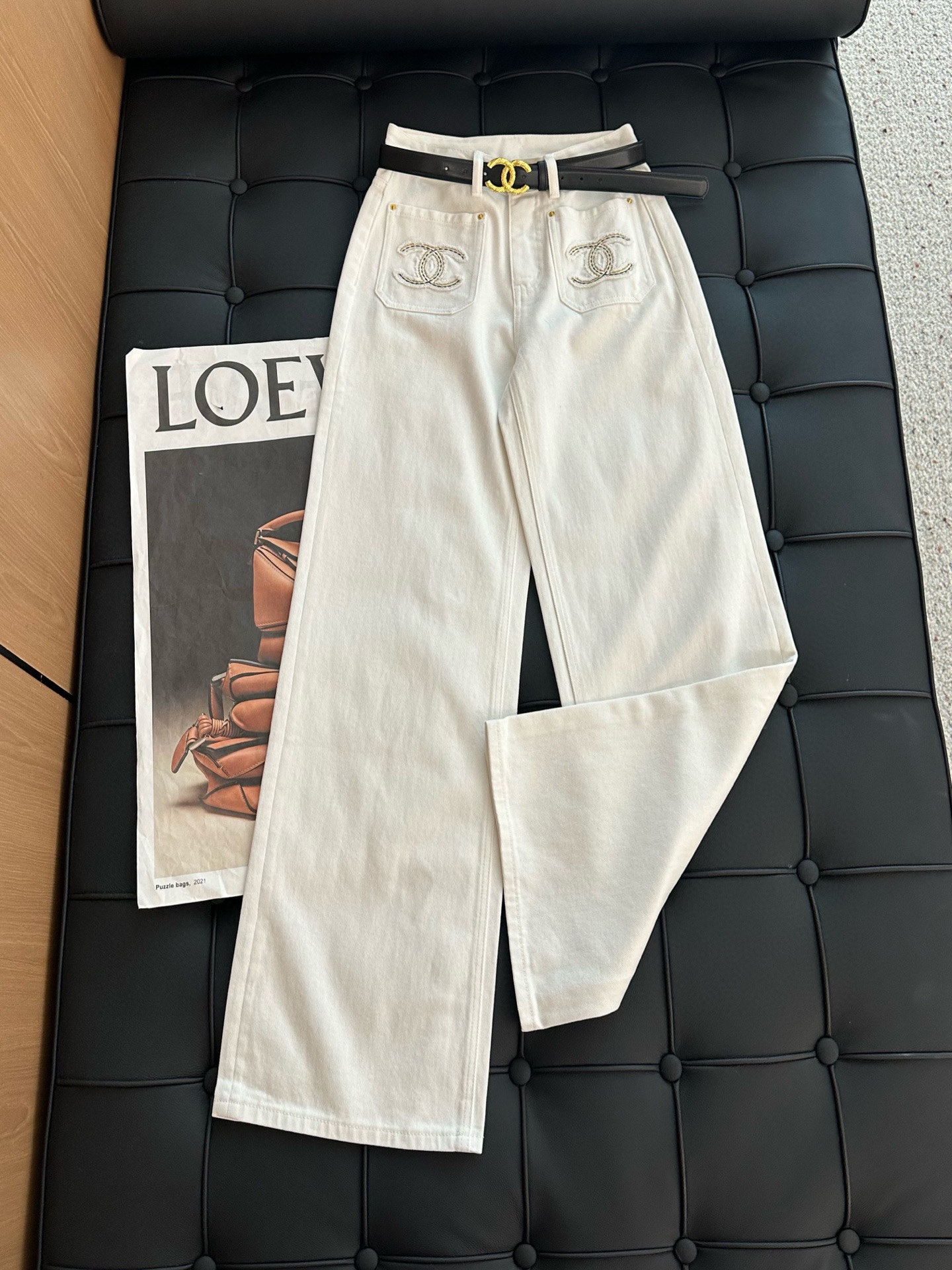 🛒𝐍𝐄𝐖 · 𝟐𝟎𝟐5/爆款现货设计师 原创｜2025新款双口袋牛仔裤定制YB斜纹棉牛仔材质 工艺洗水处