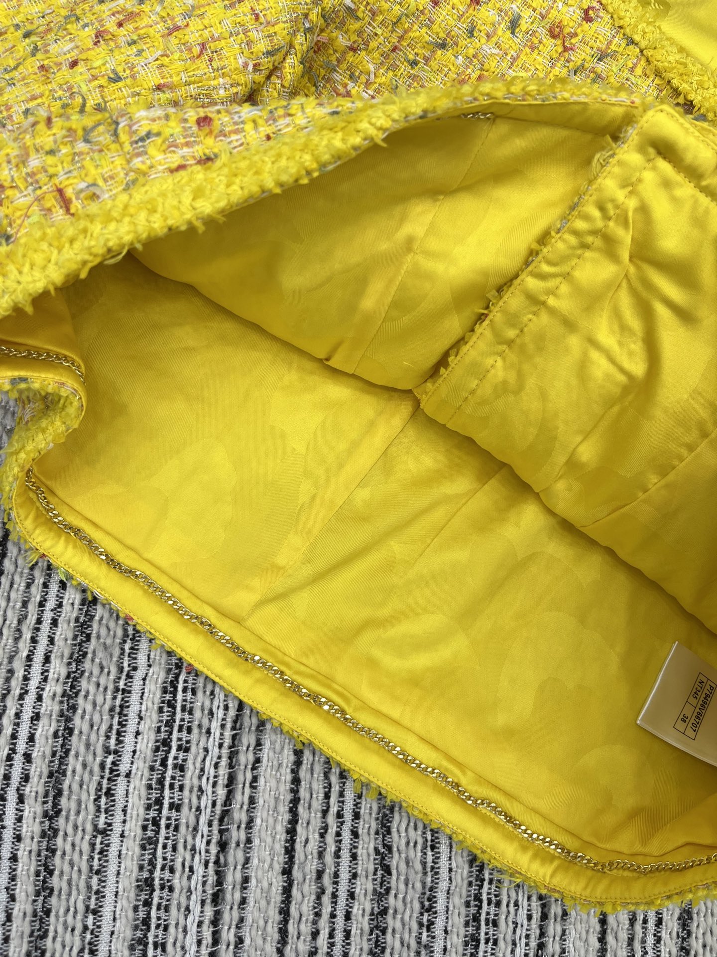 🛒𝐍𝐄𝐖 · 𝟐𝟎𝟐5/爆款现货【原版定制】Chane*｜2025新品花边编织粗花呢圆领外套定制YB进口