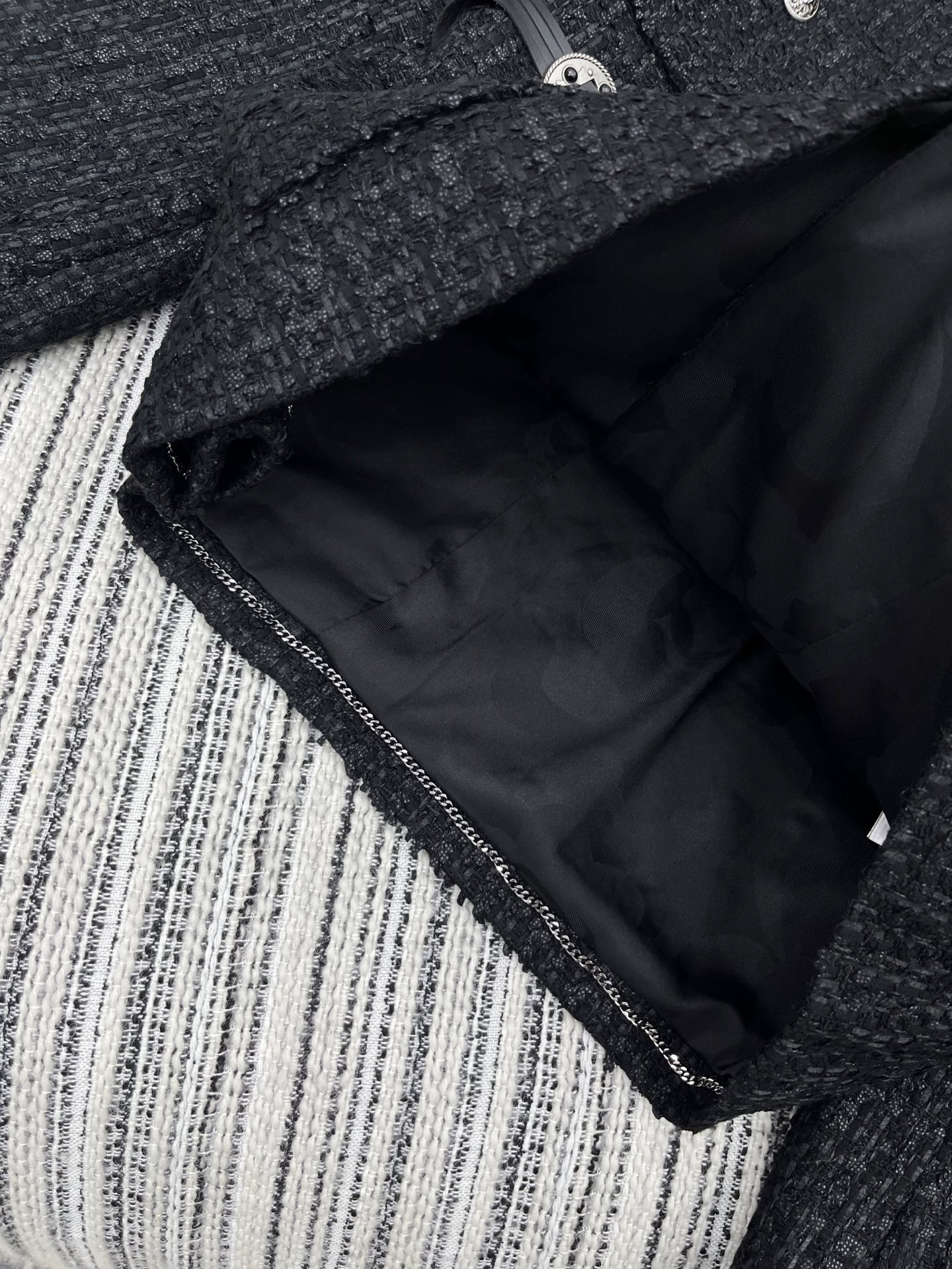 🛒𝐍𝐄𝐖 · 𝟐𝟎𝟐5/爆款现货【原版定制】Chane*｜2025新品腰带粗花呢圆领外套定制YB进口材质