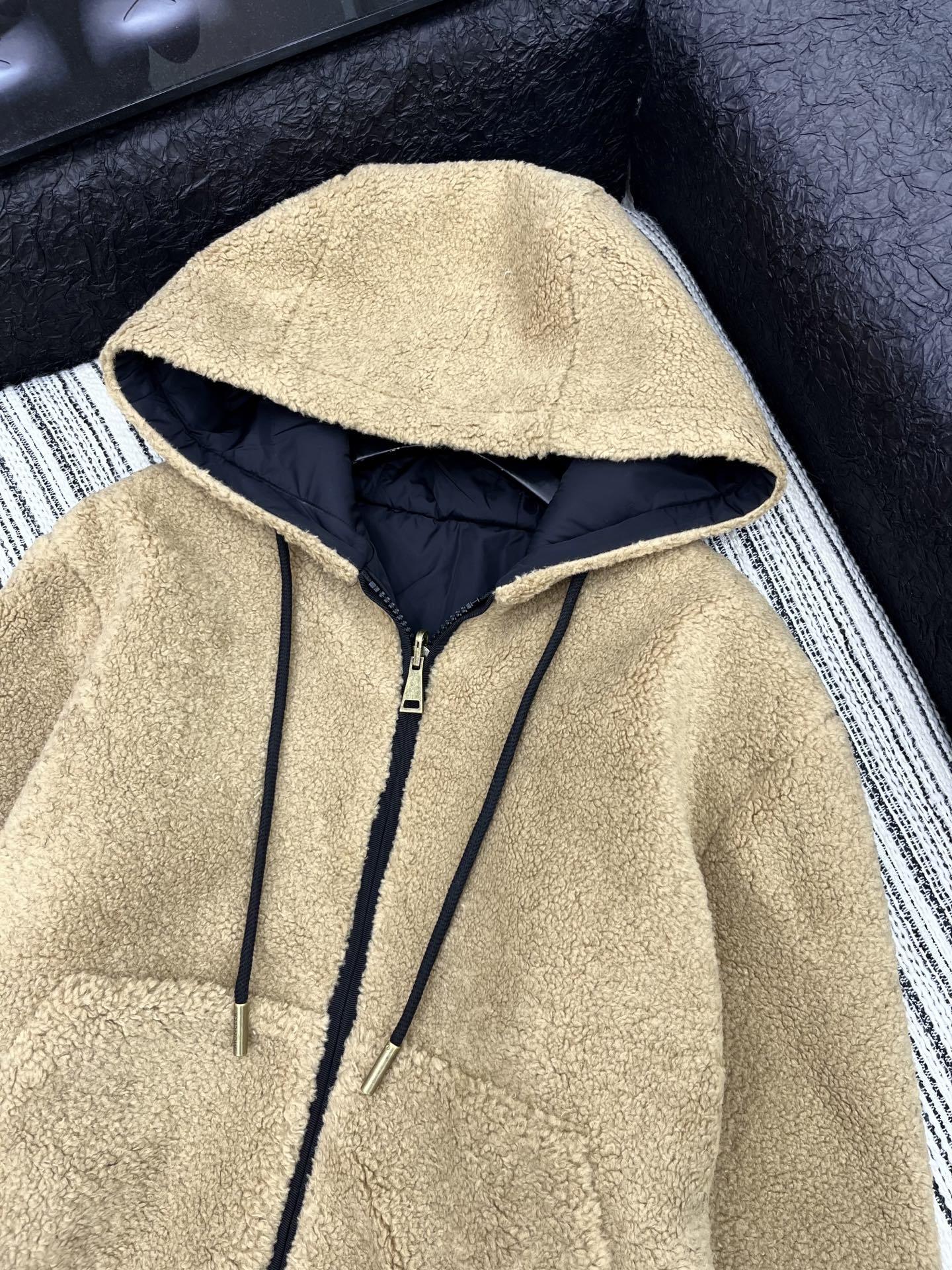 🛒𝐍𝐄𝐖 · 𝟐𝟎𝟐5/爆款现货原单品质 Mon*|25秋冬羊羔毛双面穿羽绒服外套极简主义设计高级又时髦