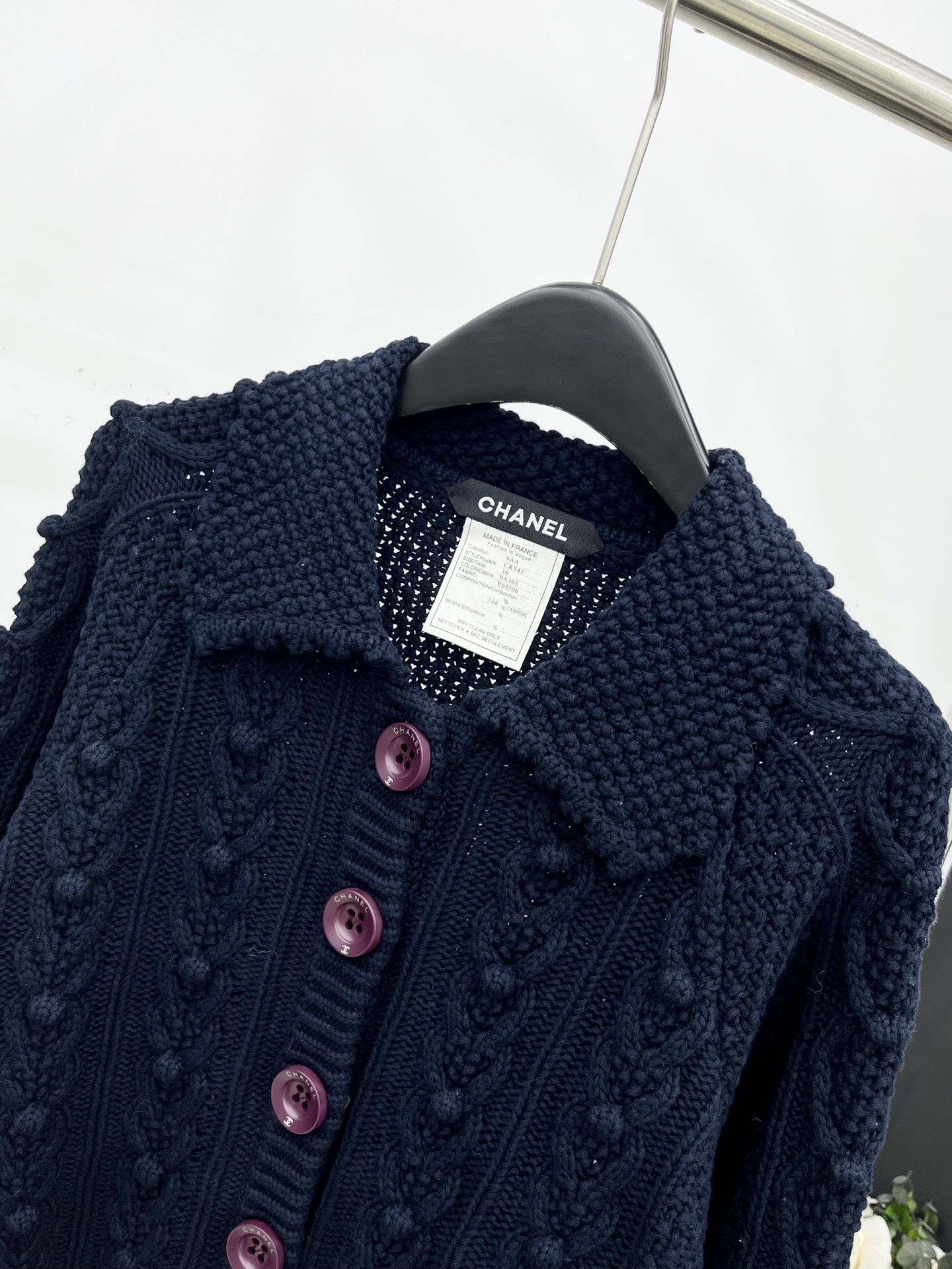 🛒𝐍𝐄𝐖 · 𝟐𝟎𝟐5/爆款现货原单品质 Chan*｜25中古系列重工钩花翻领外套设计高级又时髦！1:1