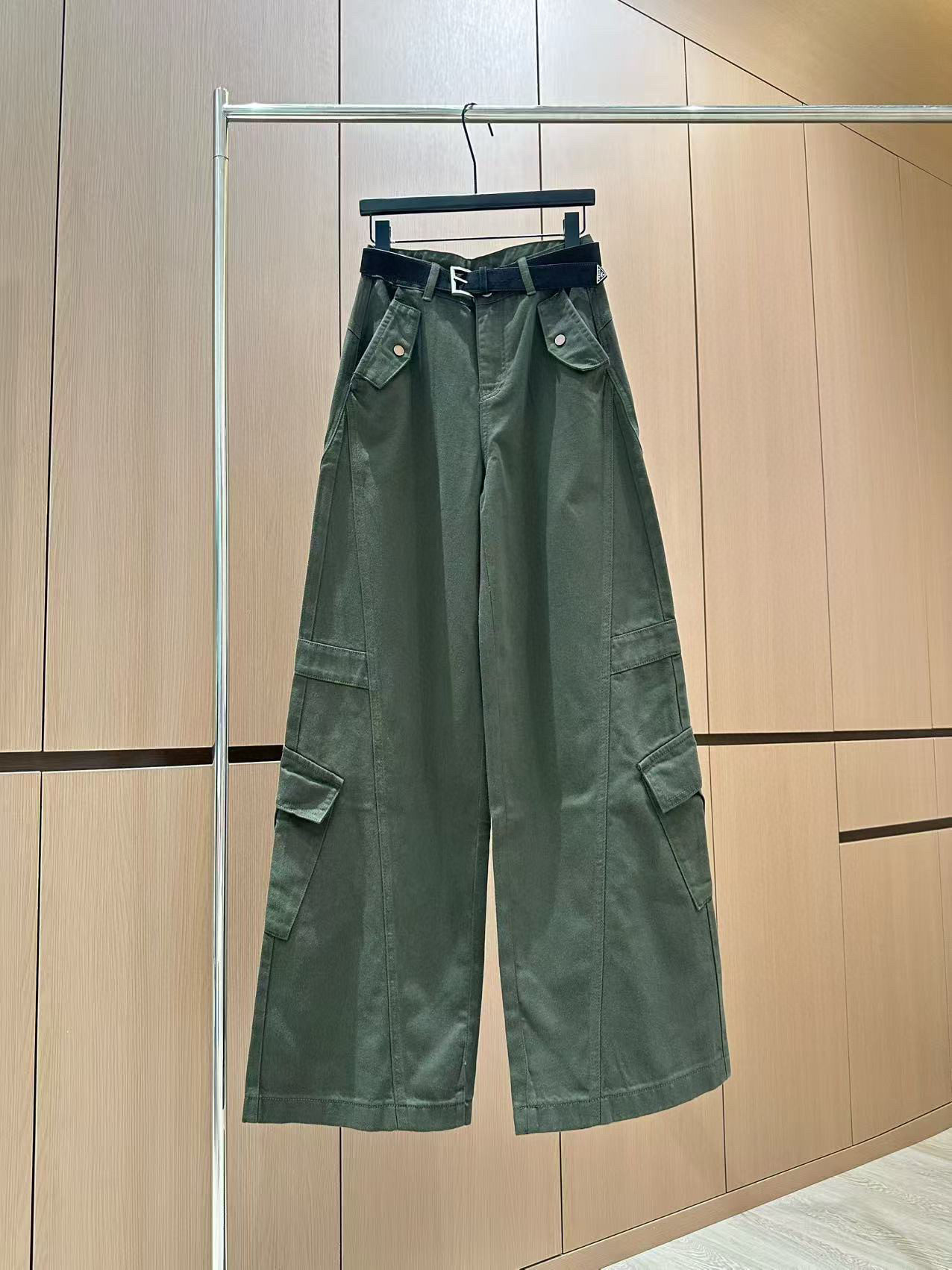 🛒𝐍𝐄𝐖 · 𝟐𝟎𝟐5/爆款现货原单品质 设计师原创｜25新款多口袋工装式休闲裤颜色百搭高级 定制腰带尽