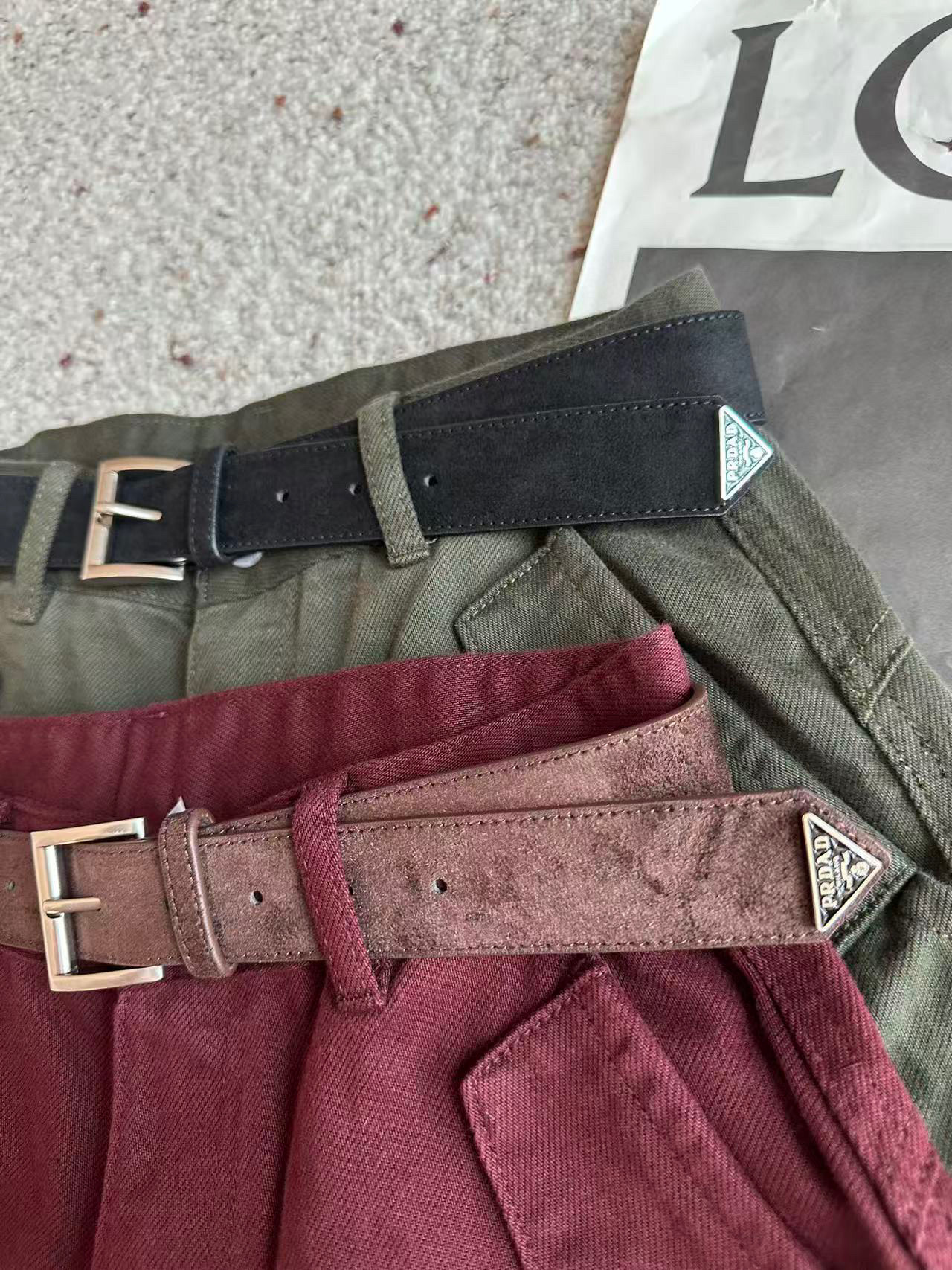 🛒𝐍𝐄𝐖 · 𝟐𝟎𝟐5/爆款现货原单品质 设计师原创｜25新款多口袋工装式休闲裤颜色百搭高级 定制腰带尽