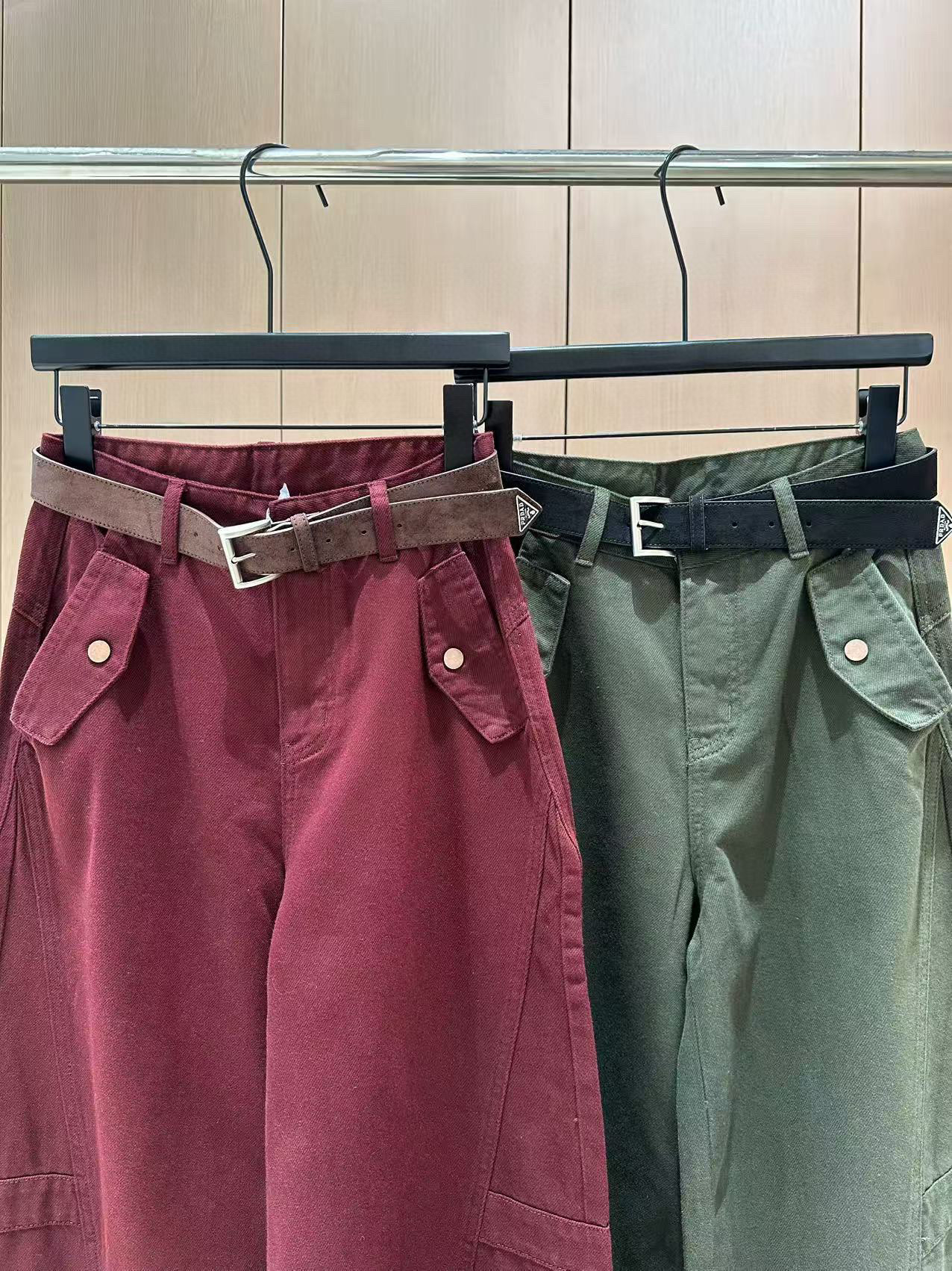 🛒𝐍𝐄𝐖 · 𝟐𝟎𝟐5/爆款现货原单品质 设计师原创｜25新款多口袋工装式休闲裤颜色百搭高级 定制腰带尽