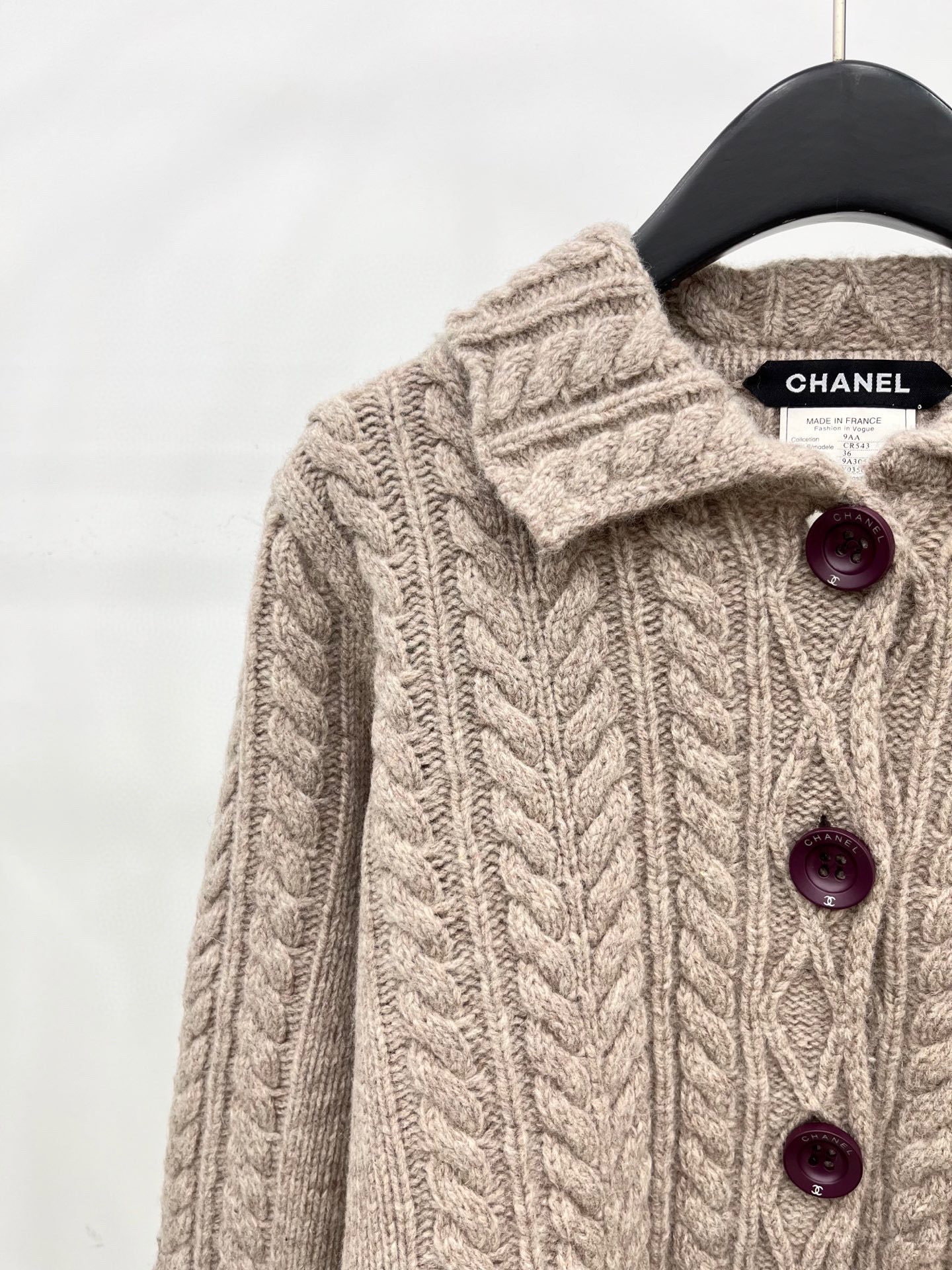 🛒𝐍𝐄𝐖 · 𝟐𝟎𝟐5/爆款现货原单品质 Chan*｜25中古系列重工撞色圆领外套【复合内衬】独家订制小