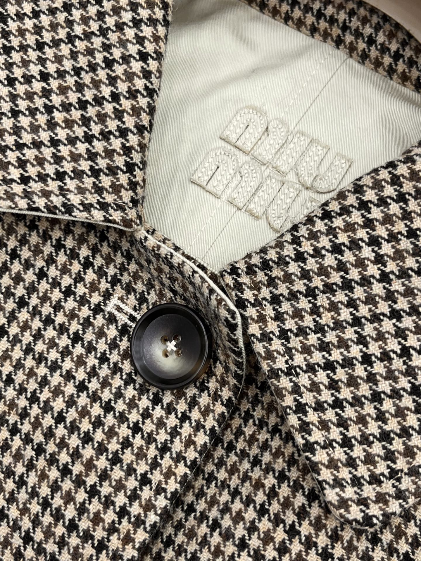 🛒𝐍𝐄𝐖 · 𝟐𝟎𝟐5/爆款现货原单品质 Miu Mi*｜2025秋冬新品千鸟格羊毛🦙长款大衣外套【双面