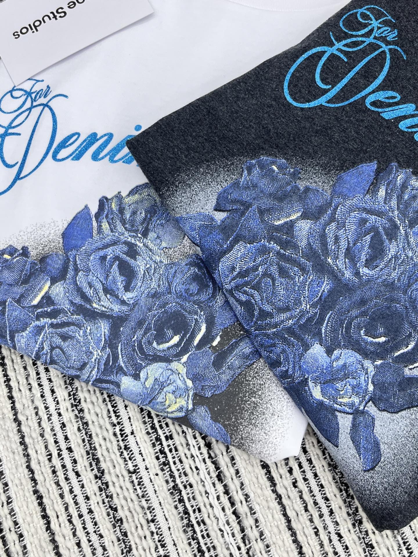 🛒𝐍𝐄𝐖 · 𝟐𝟎𝟐5/爆款现货【原版定制】Acne Stu *｜精致重工印花长袖T恤高订面料 亲肤透气