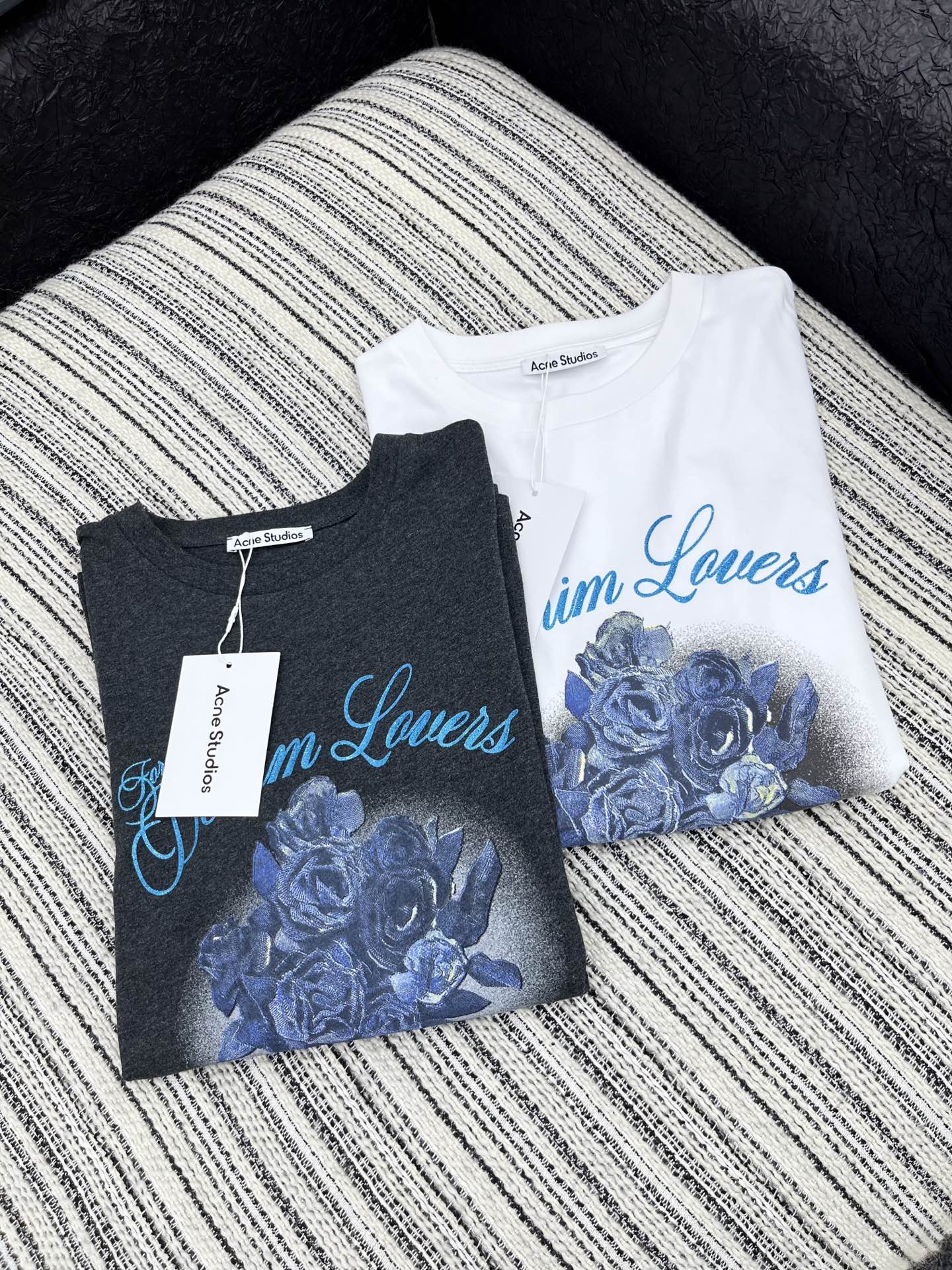 🛒𝐍𝐄𝐖 · 𝟐𝟎𝟐5/爆款现货【原版定制】Acne Stu *｜精致重工印花长袖T恤高订面料 亲肤透气