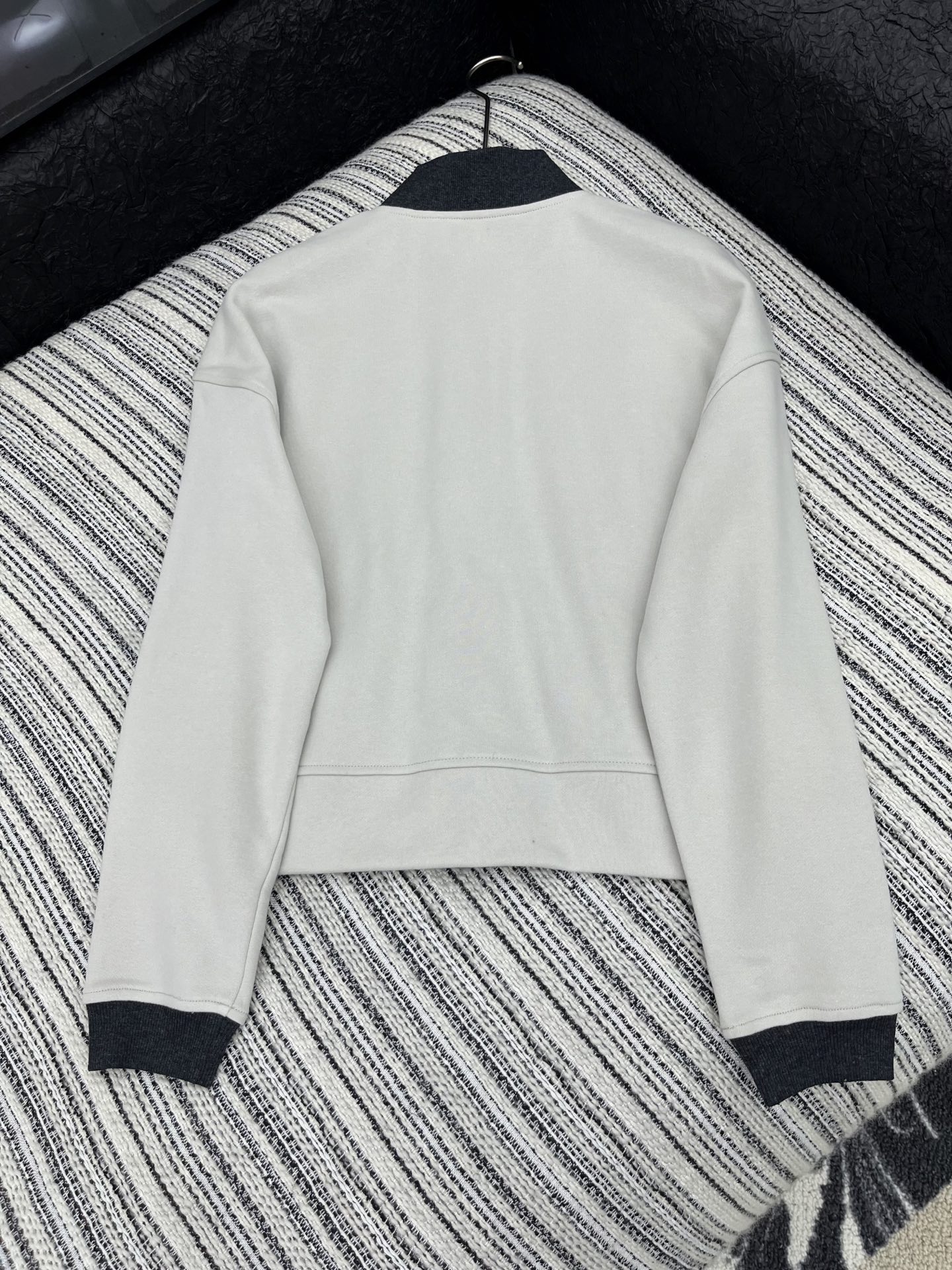 🛒𝐍𝐄𝐖 · 𝟐𝟎𝟐5/爆款现货原单品质 BC*｜平替25秋冬新品小外套高端定制棉质螺纹立领卫衣外套 气