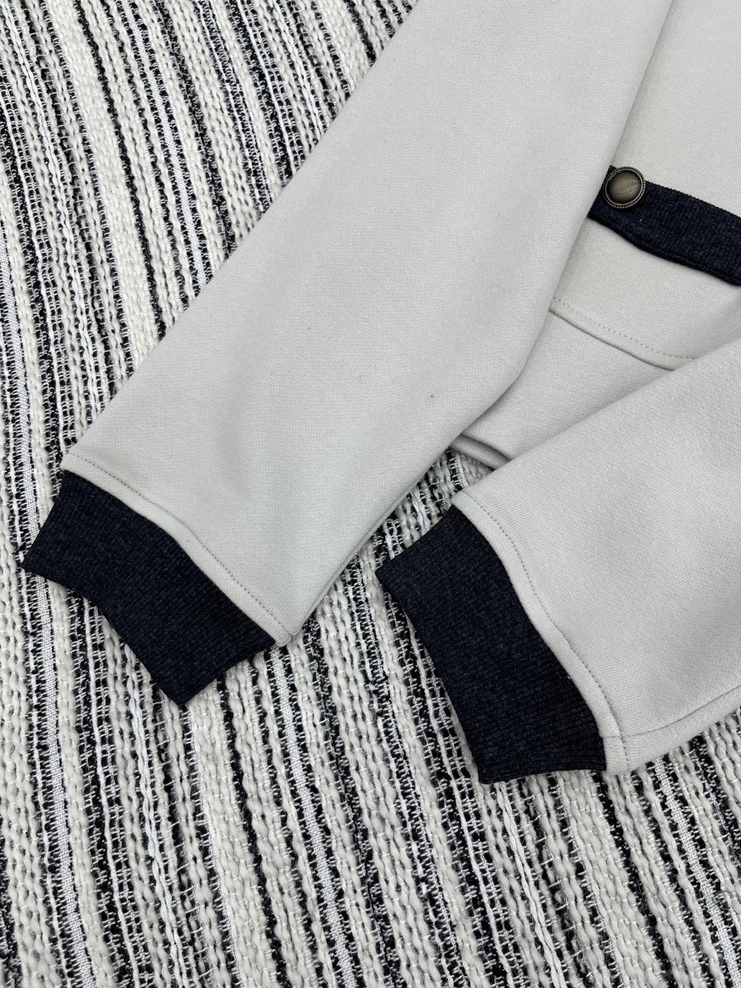 🛒𝐍𝐄𝐖 · 𝟐𝟎𝟐5/爆款现货原单品质 BC*｜平替25秋冬新品小外套高端定制棉质螺纹立领卫衣外套 气