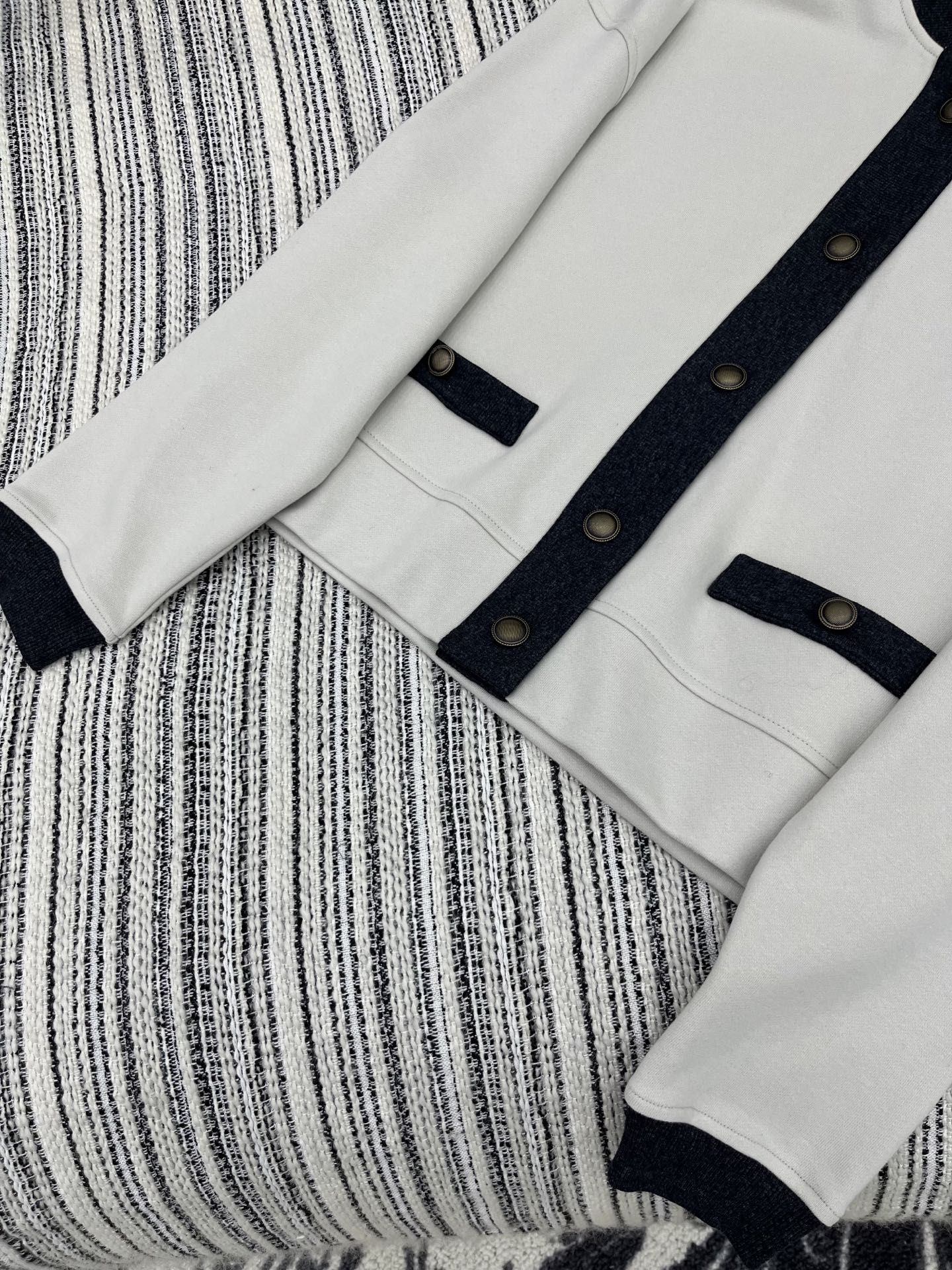 🛒𝐍𝐄𝐖 · 𝟐𝟎𝟐5/爆款现货原单品质 BC*｜平替25秋冬新品小外套高端定制棉质螺纹立领卫衣外套 气