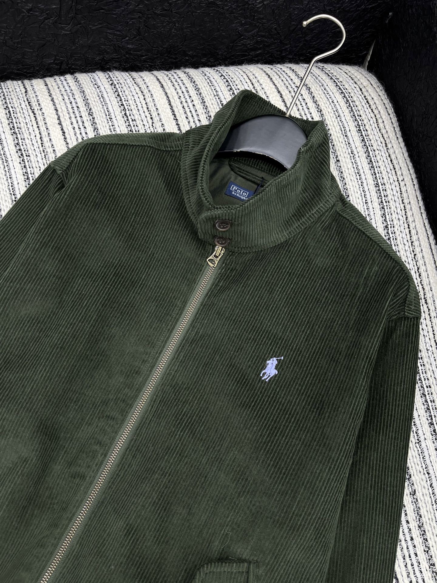 🛒𝐍𝐄𝐖 · 𝟐𝟎𝟐5/爆款现货【原版定制】拉夫劳伦*|灯芯绒夹克外套高订面料 撞色精致刺绣 定染色系低