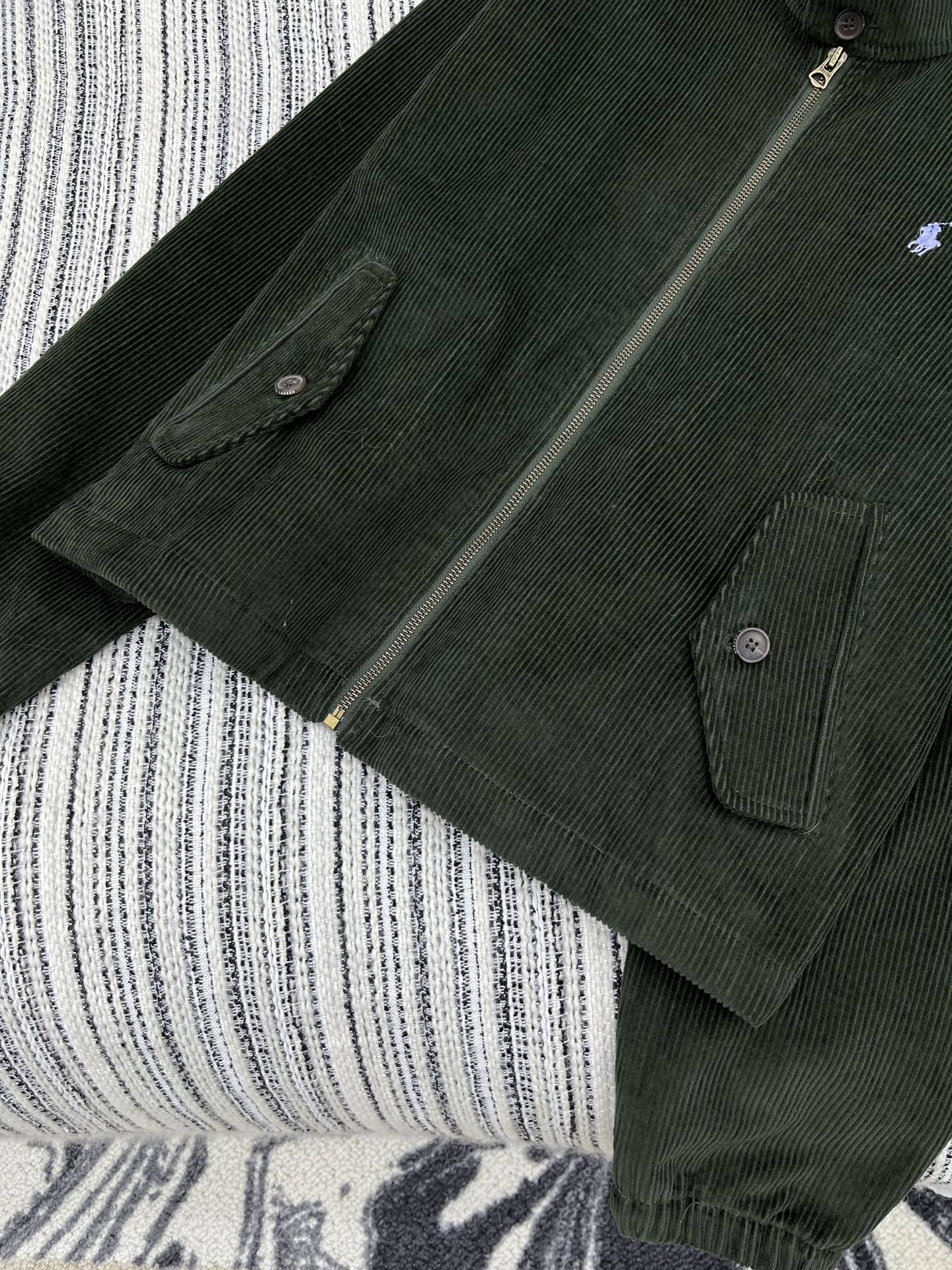 🛒𝐍𝐄𝐖 · 𝟐𝟎𝟐5/爆款现货【原版定制】拉夫劳伦*|灯芯绒夹克外套高订面料 撞色精致刺绣 定染色系低