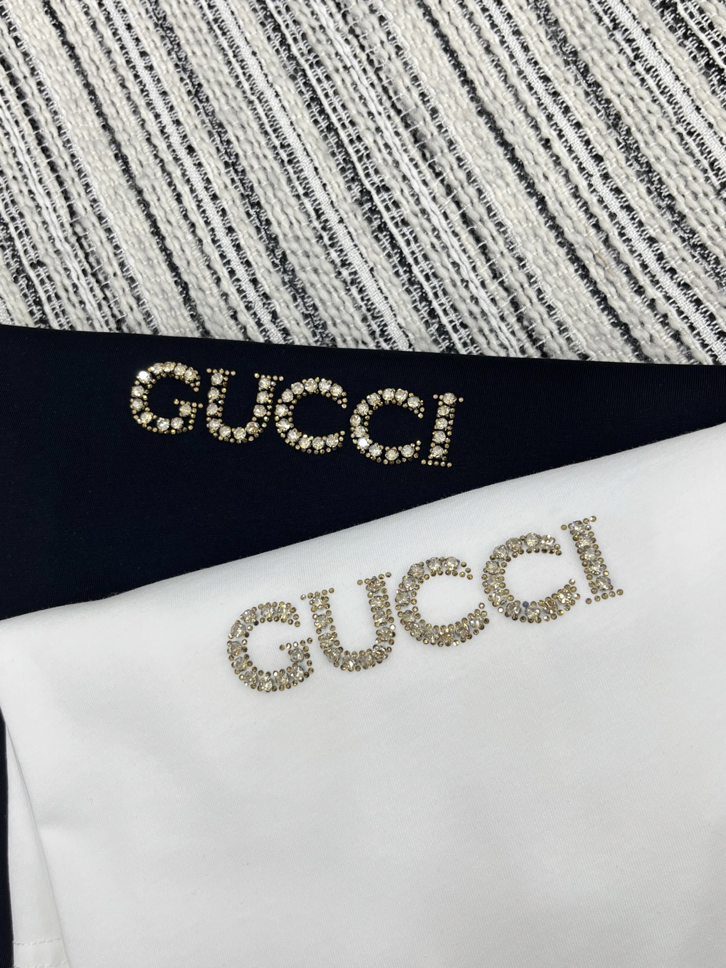 🛒𝐍𝐄𝐖 · 𝟐𝟎𝟐5/爆款现货原单品质 Gucc*｜精致订钻长袖T恤高订面料 亲肤透气舒适标志性字母图