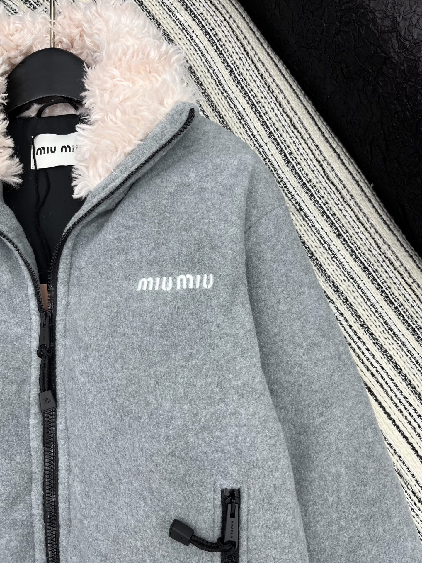 MIU MIU 2025 Women's Fleece Jacket - Warm, Stylish, and Cozy Winter Coat 4 i1761728723799 3757 0 2