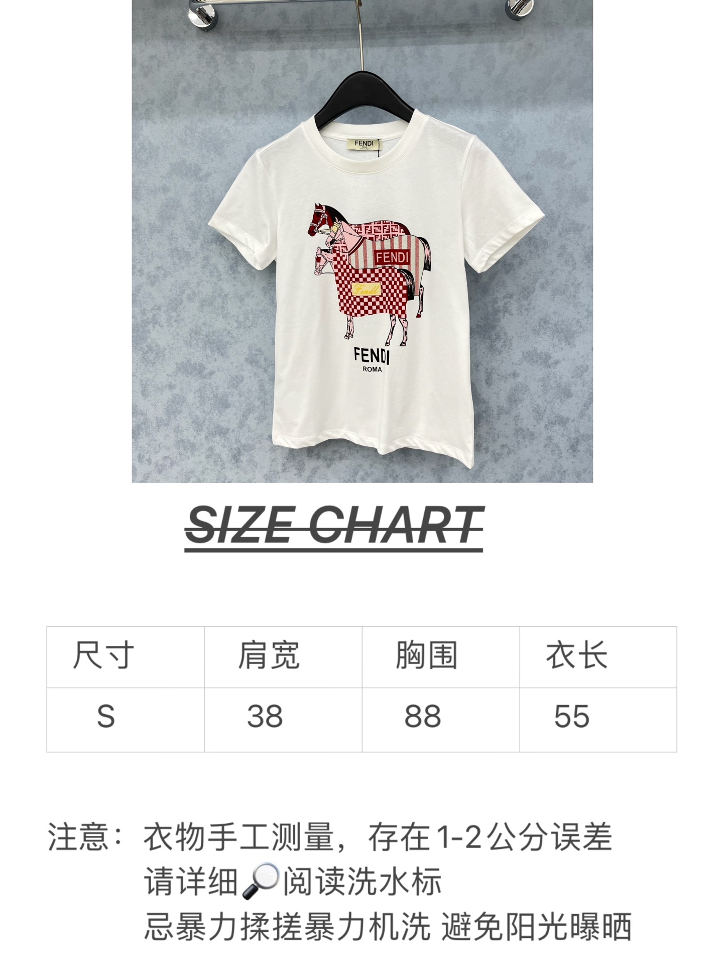 🛒𝐍𝐄𝐖 · 𝟐𝟎𝟐5/爆款现货原单品质 Fend*｜25新品印花短袖T恤精致版型上身巨显瘦！定制最新工