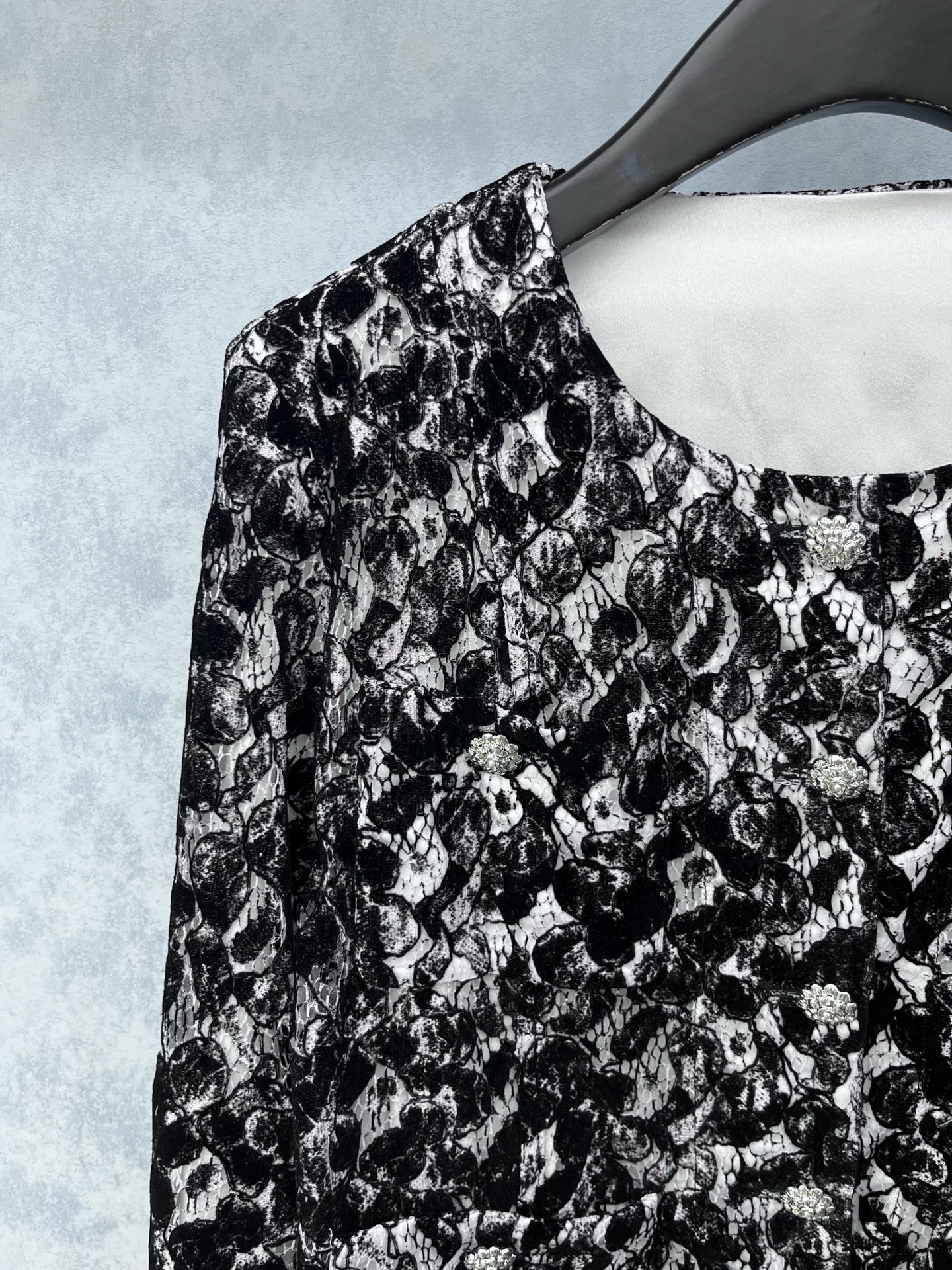 🛒𝐍𝐄𝐖 · 𝟐𝟎𝟐5/爆款【原版定制】Chane*｜ 2025新品蕾丝花边西装外套 系列款定制YB进口