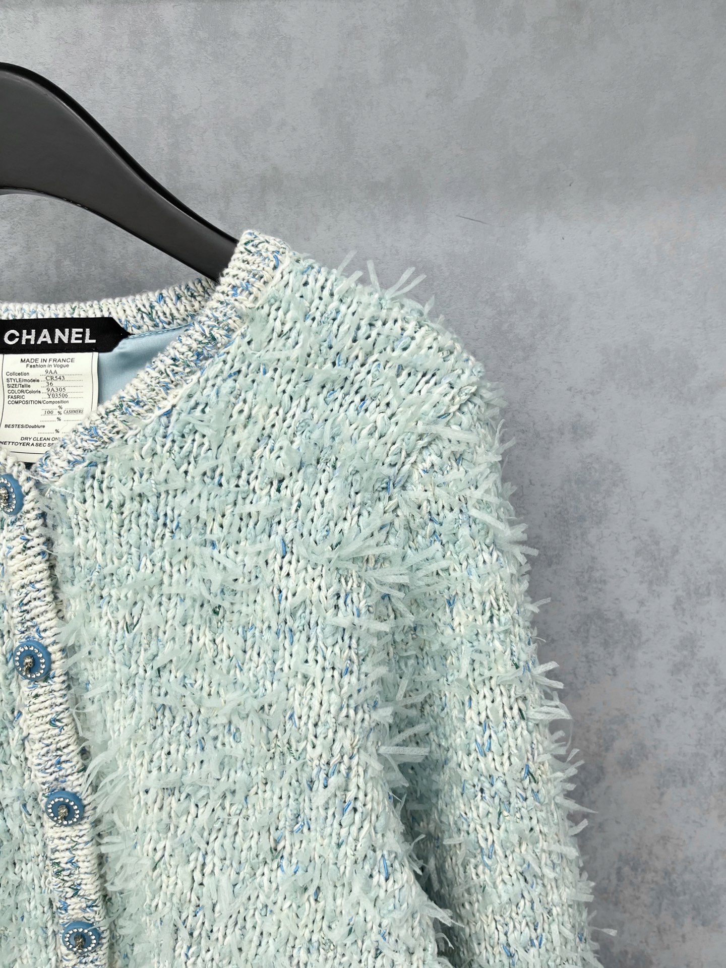 🛒𝐍𝐄𝐖 · 𝟐𝟎𝟐5/爆款现货原单品质 Chan*｜25中古系列复合内衬圆领外套独家订制纱线 ，人头钻