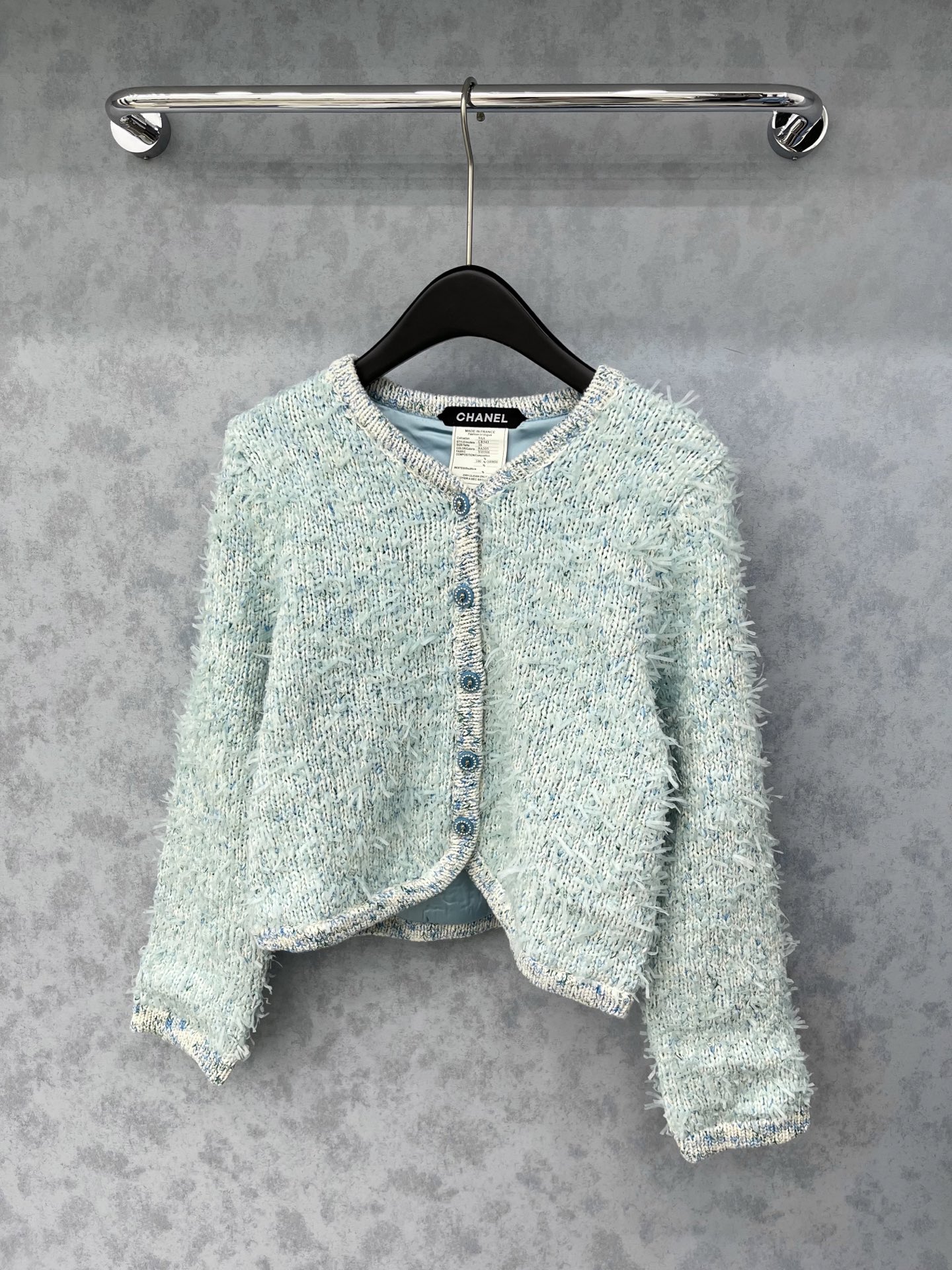 🛒𝐍𝐄𝐖 · 𝟐𝟎𝟐5/爆款现货原单品质 Chan*｜25中古系列复合内衬圆领外套独家订制纱线 ，人头钻