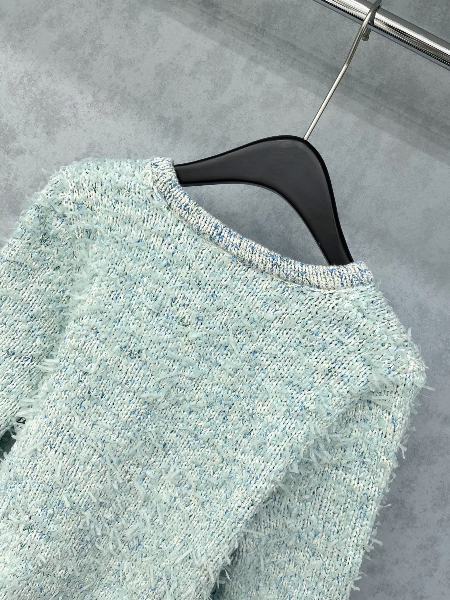 🛒𝐍𝐄𝐖 · 𝟐𝟎𝟐5/爆款现货原单品质 Chan*｜25中古系列复合内衬圆领外套独家订制纱线 ，人头钻