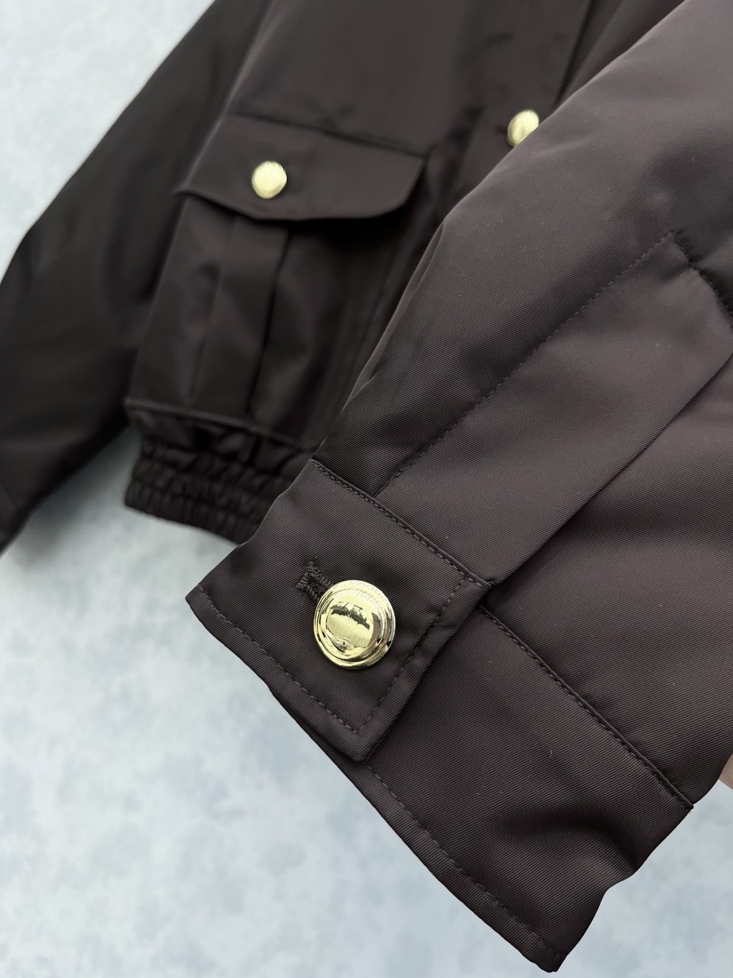 🛒𝐍𝐄𝐖 · 𝟐𝟎𝟐5/爆款现货原单品质 Miu Mi *｜25秋冬新品撞色毛领翻领棉服外套定制金色纽扣