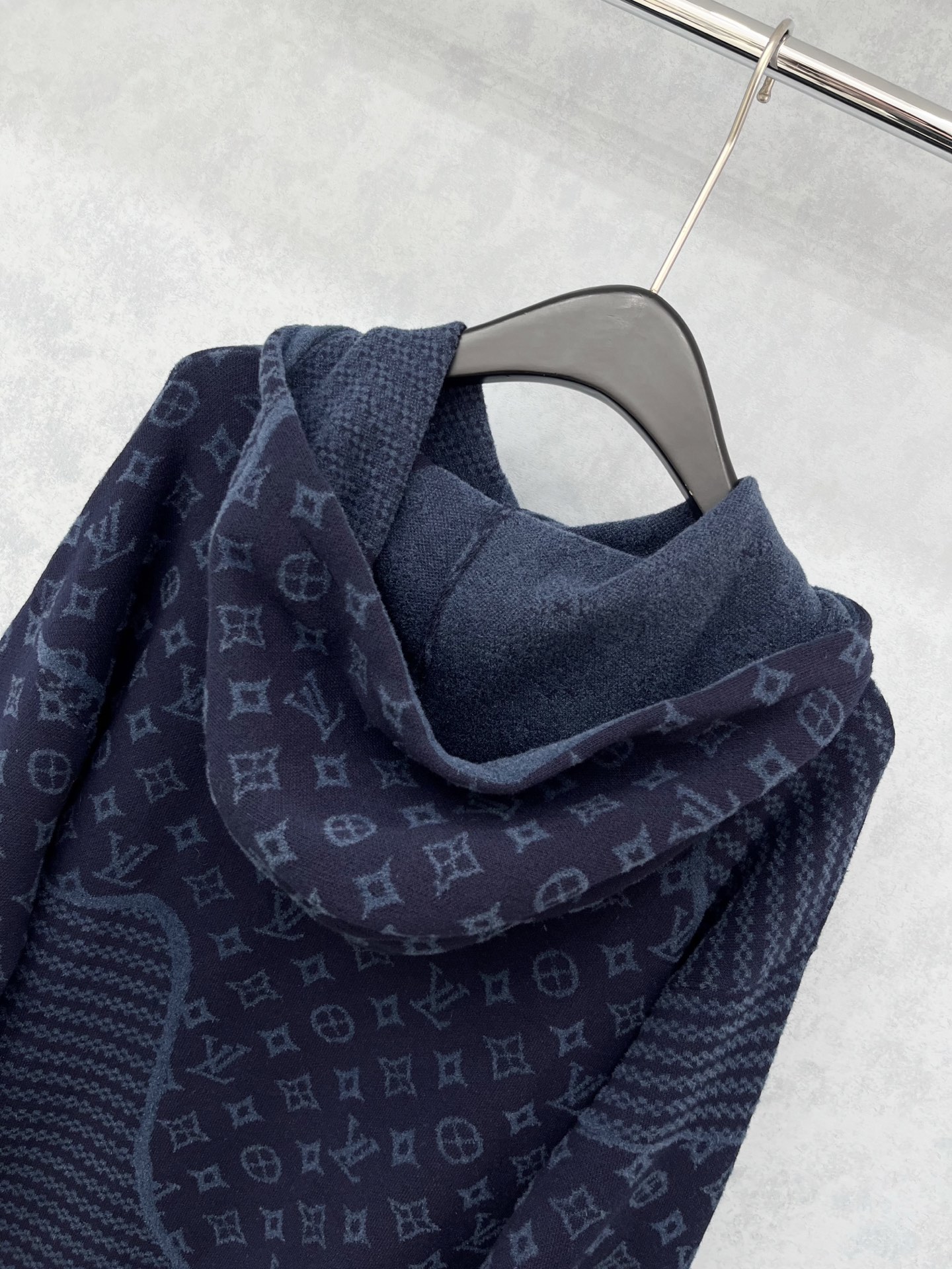 🛒𝐍𝐄𝐖 · 𝟐𝟎𝟐5/爆款现货【原版定制】LV ｜2025带帽老花提花绒面卫衣 男女同款定制YB材质 