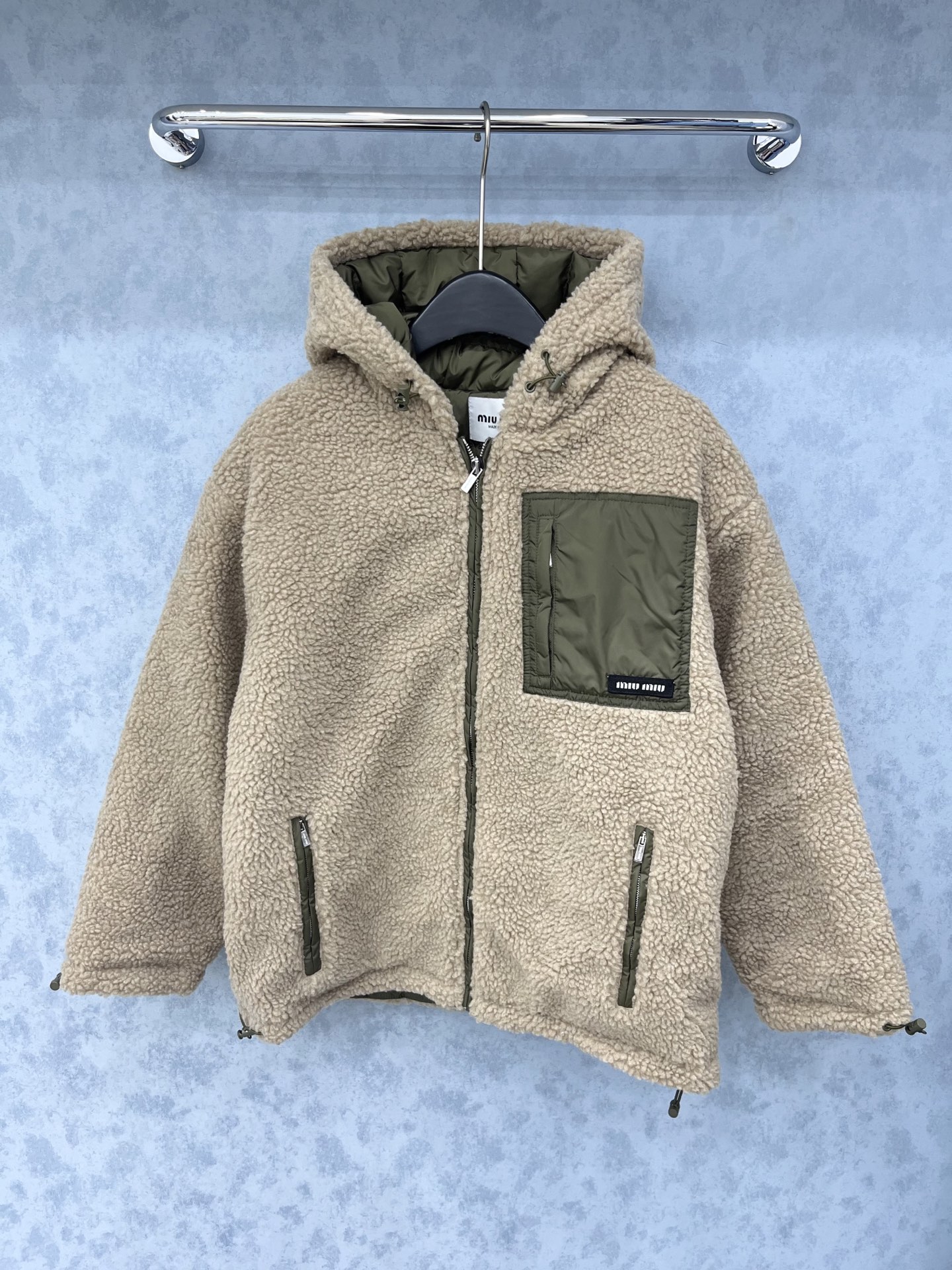 🛒𝐍𝐄𝐖 · 𝟐𝟎𝟐5/爆款现货【原版定制】 Miu Mi *｜2025新品摇粒绒夹棉拉链外套 系列款对