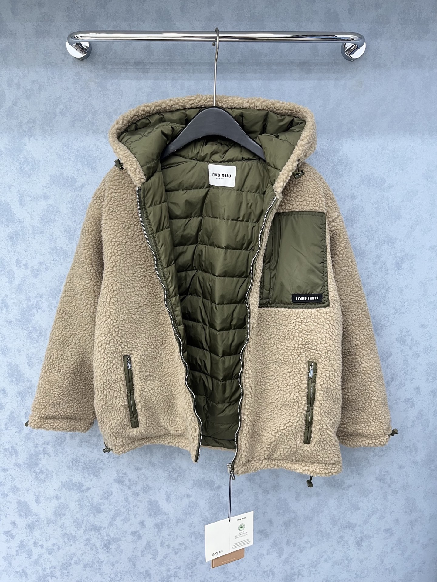 🛒𝐍𝐄𝐖 · 𝟐𝟎𝟐5/爆款现货【原版定制】 Miu Mi *｜2025新品摇粒绒夹棉拉链外套 系列款对