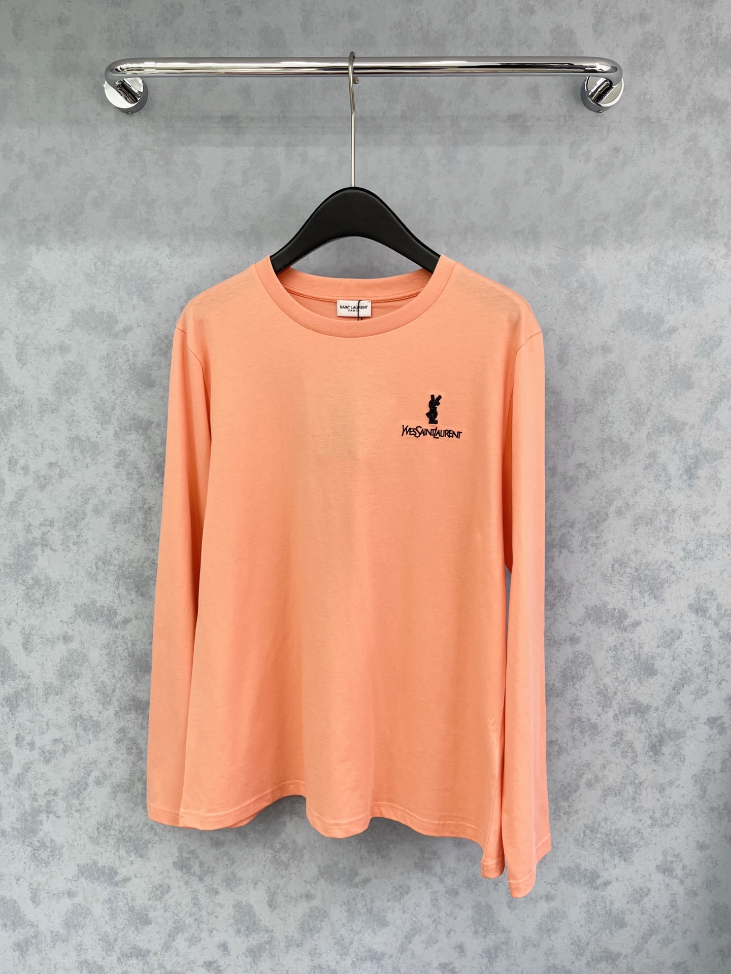 🛒𝐍𝐄𝐖 · 𝟐𝟎𝟐5/爆款现货原单品质 Ysl*｜精致订钻长袖T恤高订面料 亲肤透气舒适标志性字母图案