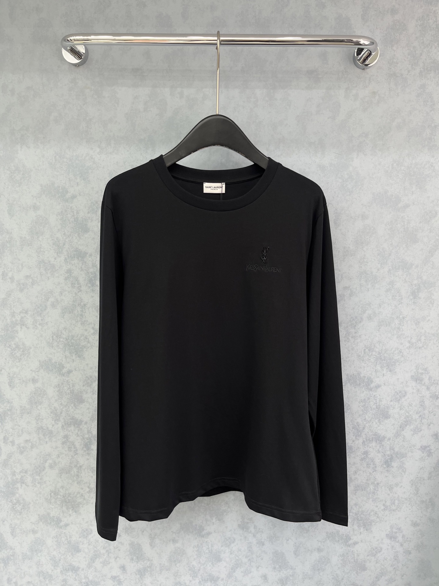 🛒𝐍𝐄𝐖 · 𝟐𝟎𝟐5/爆款现货原单品质 Ysl*｜精致订钻长袖T恤高订面料 亲肤透气舒适标志性字母图案