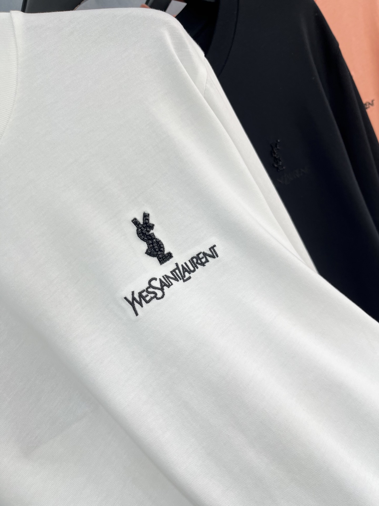 🛒𝐍𝐄𝐖 · 𝟐𝟎𝟐5/爆款现货原单品质 Ysl*｜精致订钻长袖T恤高订面料 亲肤透气舒适标志性字母图案