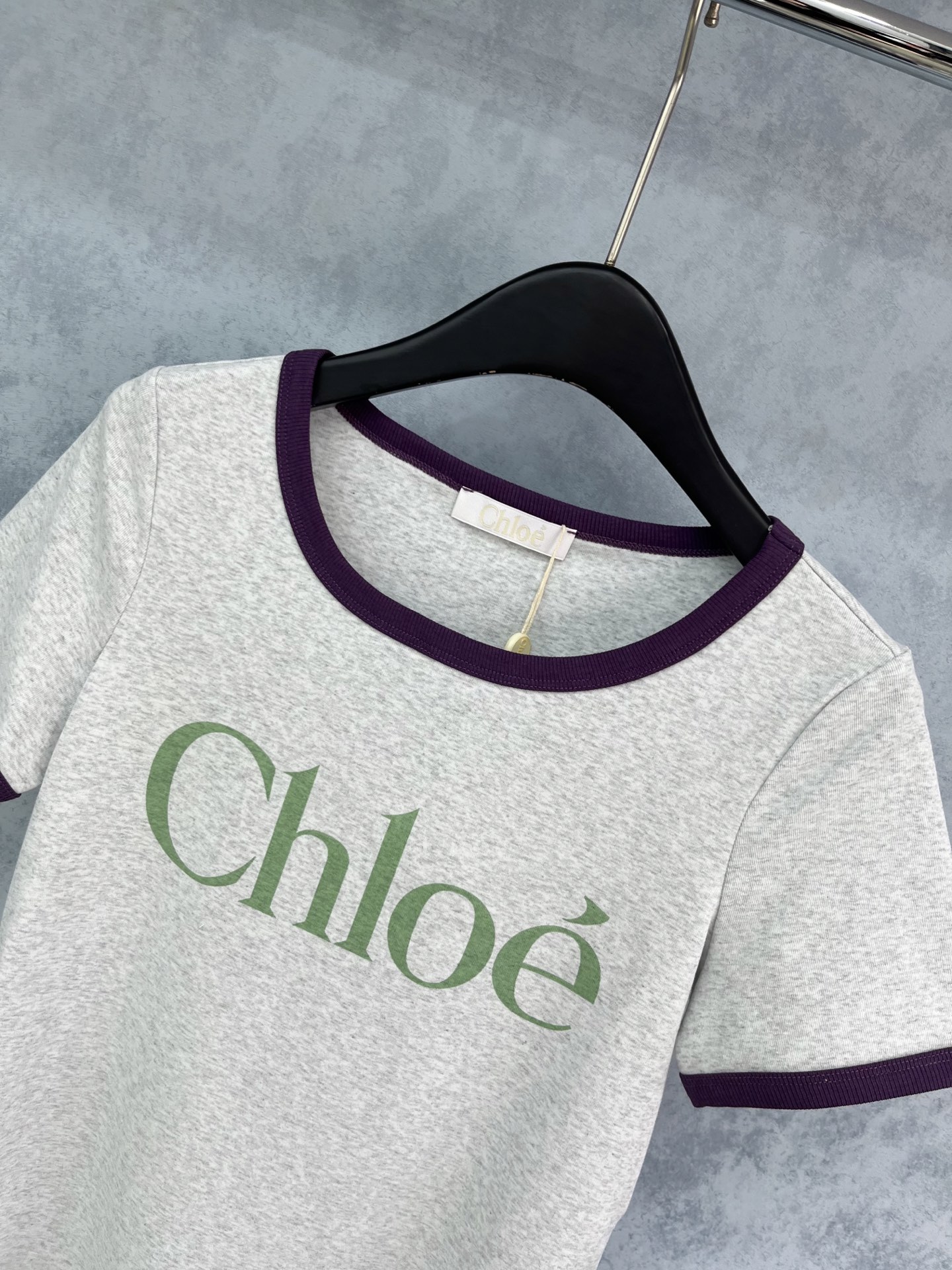 🛒𝐍𝐄𝐖 · 𝟐𝟎𝟐5/爆款现货原单品质 Chlo*｜25新品印花短袖T恤精致版型上身巨显瘦！定制最新工