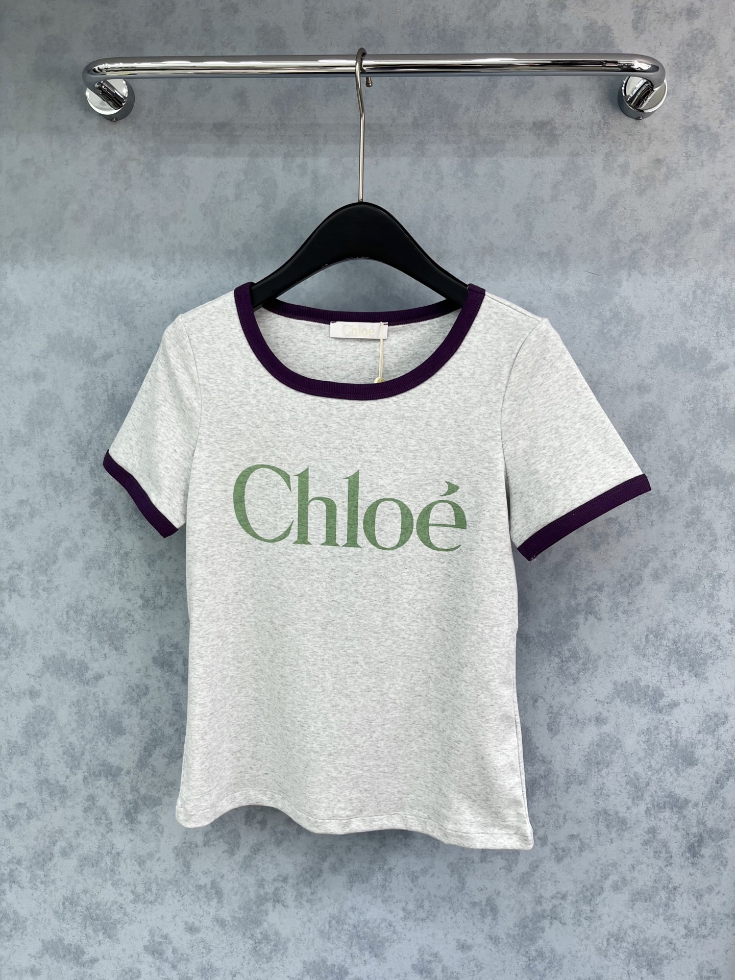 🛒𝐍𝐄𝐖 · 𝟐𝟎𝟐5/爆款现货原单品质 Chlo*｜25新品印花短袖T恤精致版型上身巨显瘦！定制最新工