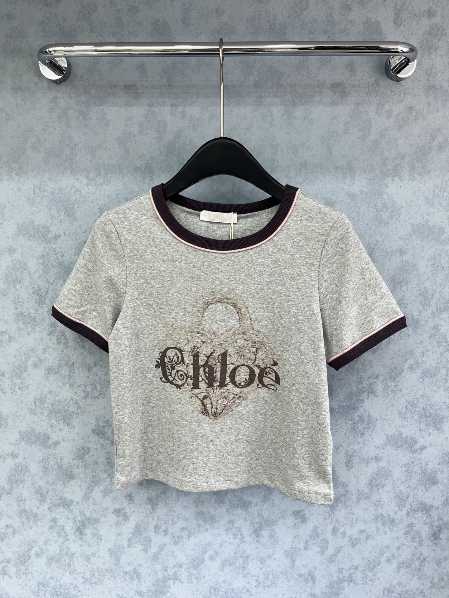 🛒𝐍𝐄𝐖 · 𝟐𝟎𝟐5/爆款现货原单品质 Chlo*｜25新品印花短袖T恤精致版型上身巨显瘦！定制最新工