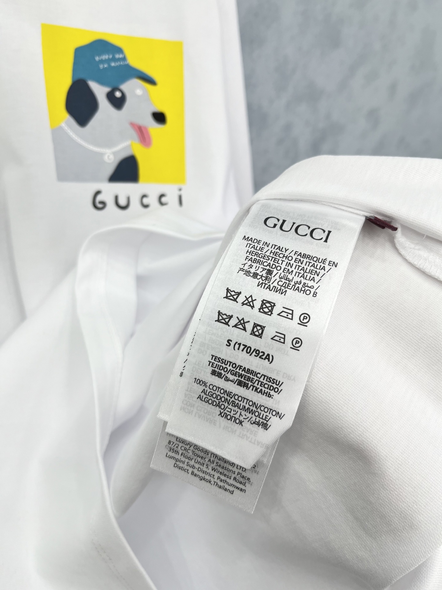 🛒𝐍𝐄𝐖 · 𝟐𝟎𝟐5/爆款现货原单品质 Guc*｜25新品前后印花短袖T恤宽松版型上身巨显瘦！定制最新