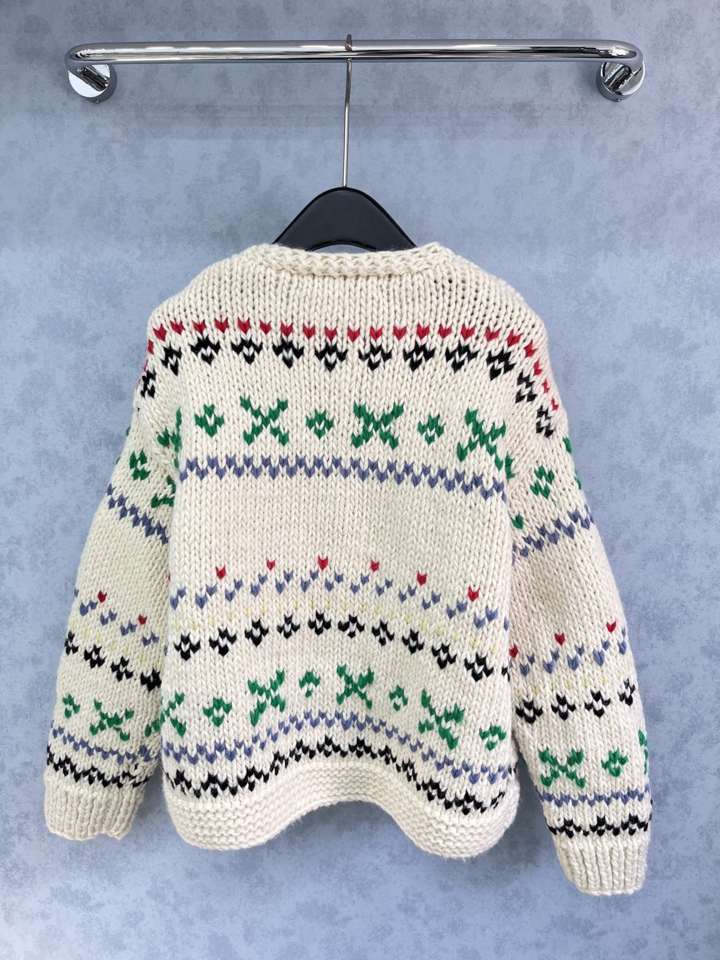 🛒𝐍𝐄𝐖 · 𝟐𝟎𝟐5/爆款现货原单品质 Chan*｜25中古系列粗花混色V领外套独家订制纱线 ，订制美