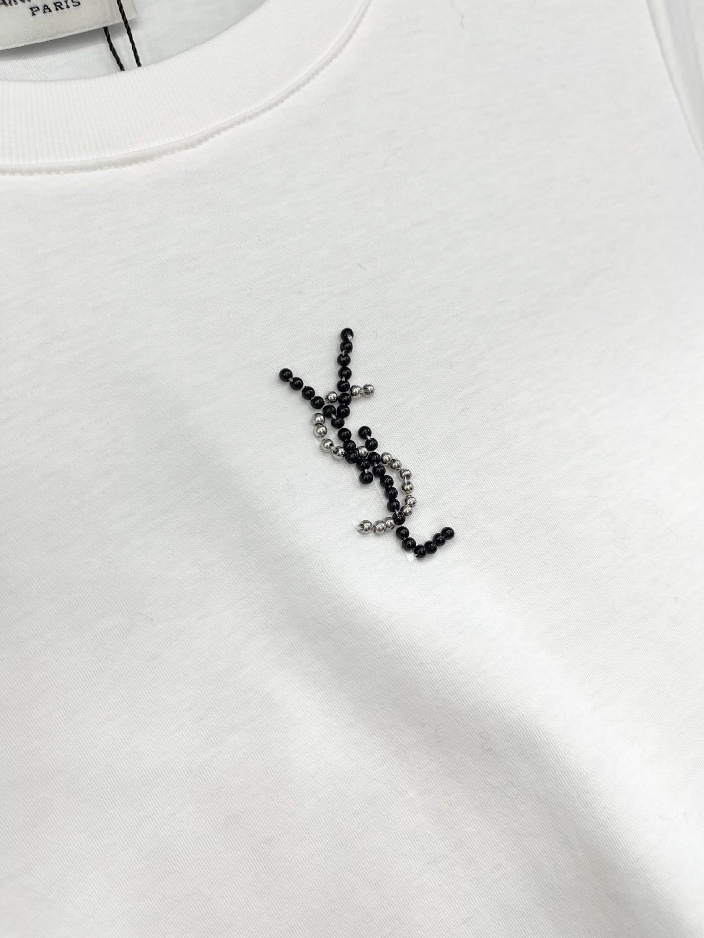 🛒𝐍𝐄𝐖 · 𝟐𝟎𝟐5/爆款现货原单品质 Ysl*｜精致订钻短袖T恤高订面料 亲肤透气舒适标志性字母图案