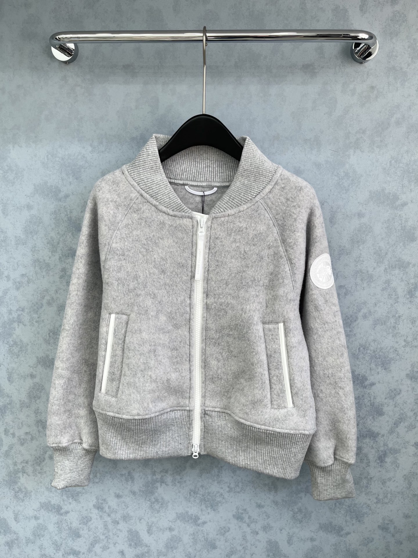 🛒𝐍𝐄𝐖 · 𝟐𝟎𝟐5/爆款现货【原版定制】加拿大*｜2025经典立领拉链羊毛🦙呢夹克外套定制高级面料，