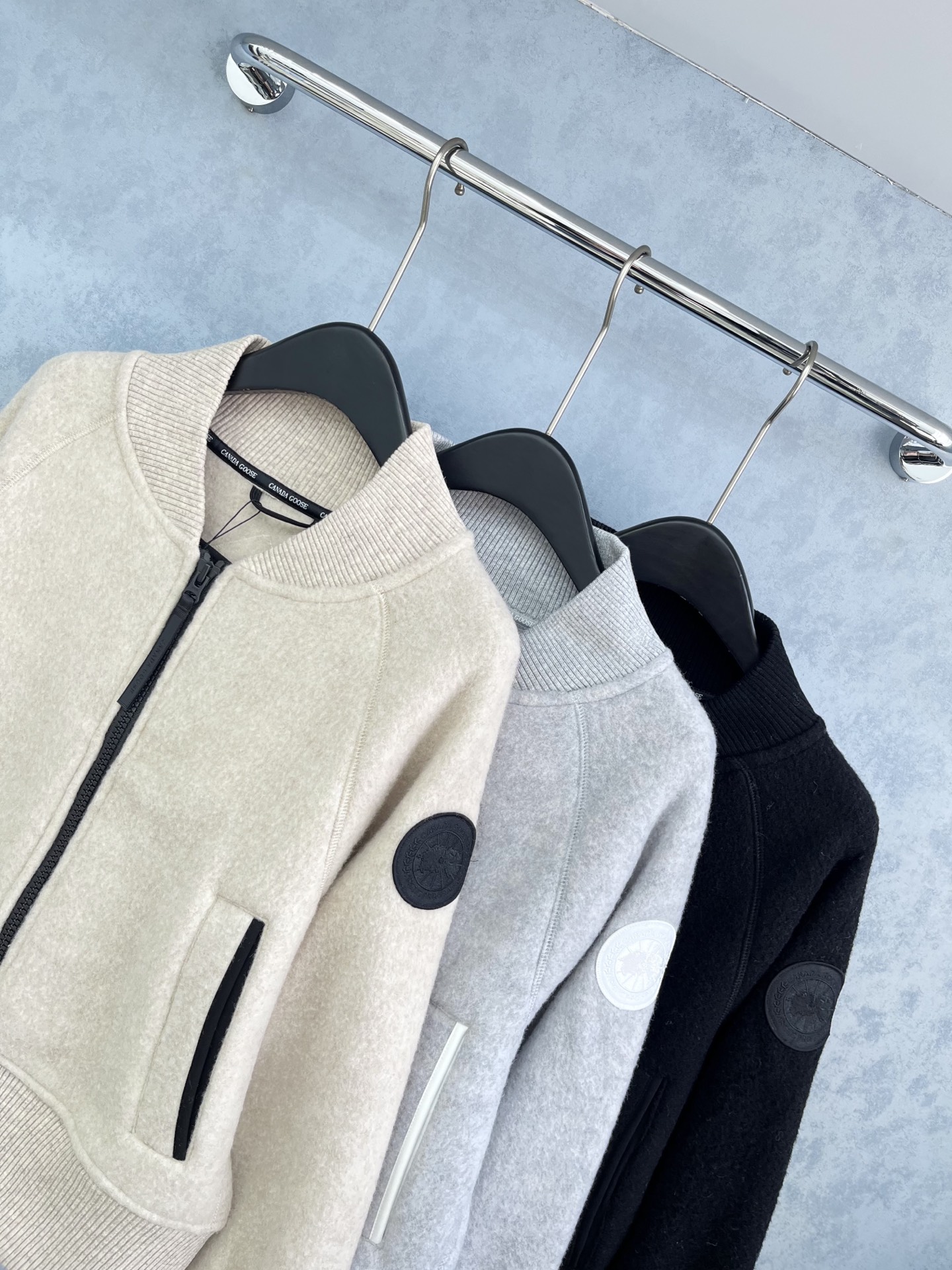 🛒𝐍𝐄𝐖 · 𝟐𝟎𝟐5/爆款现货【原版定制】加拿大*｜2025经典立领拉链羊毛🦙呢夹克外套定制高级面料，