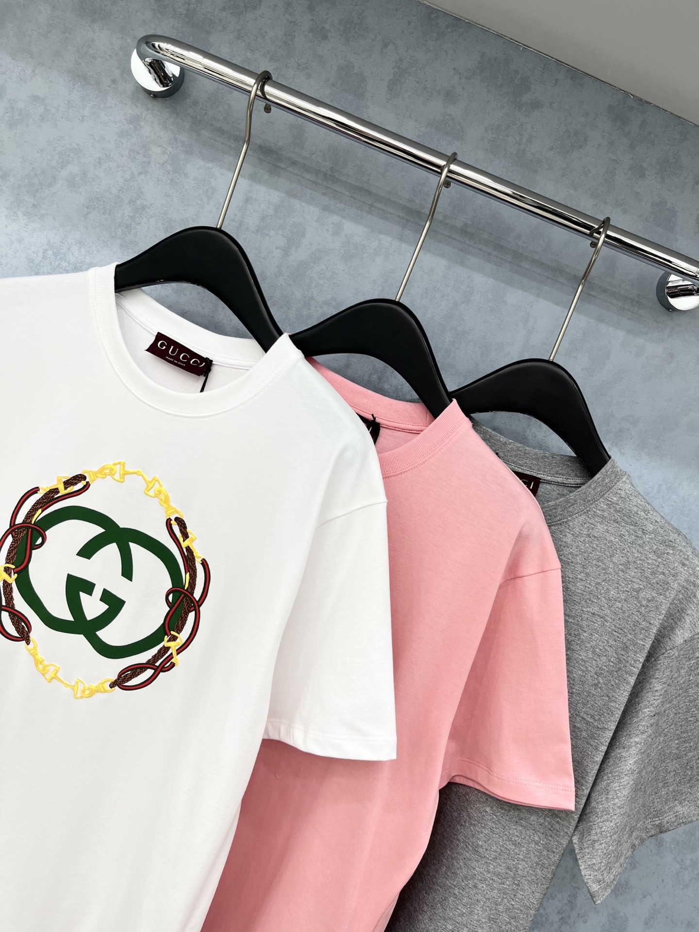 🛒𝐍𝐄𝐖 · 𝟐𝟎𝟐5/爆款现货原单品质 Guc*｜25新品印花短袖T恤宽松版型上身巨显瘦！定制最新工艺