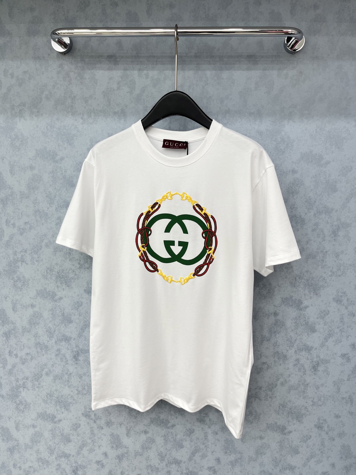 🛒𝐍𝐄𝐖 · 𝟐𝟎𝟐5/爆款现货原单品质 Guc*｜25新品印花短袖T恤宽松版型上身巨显瘦！定制最新工艺