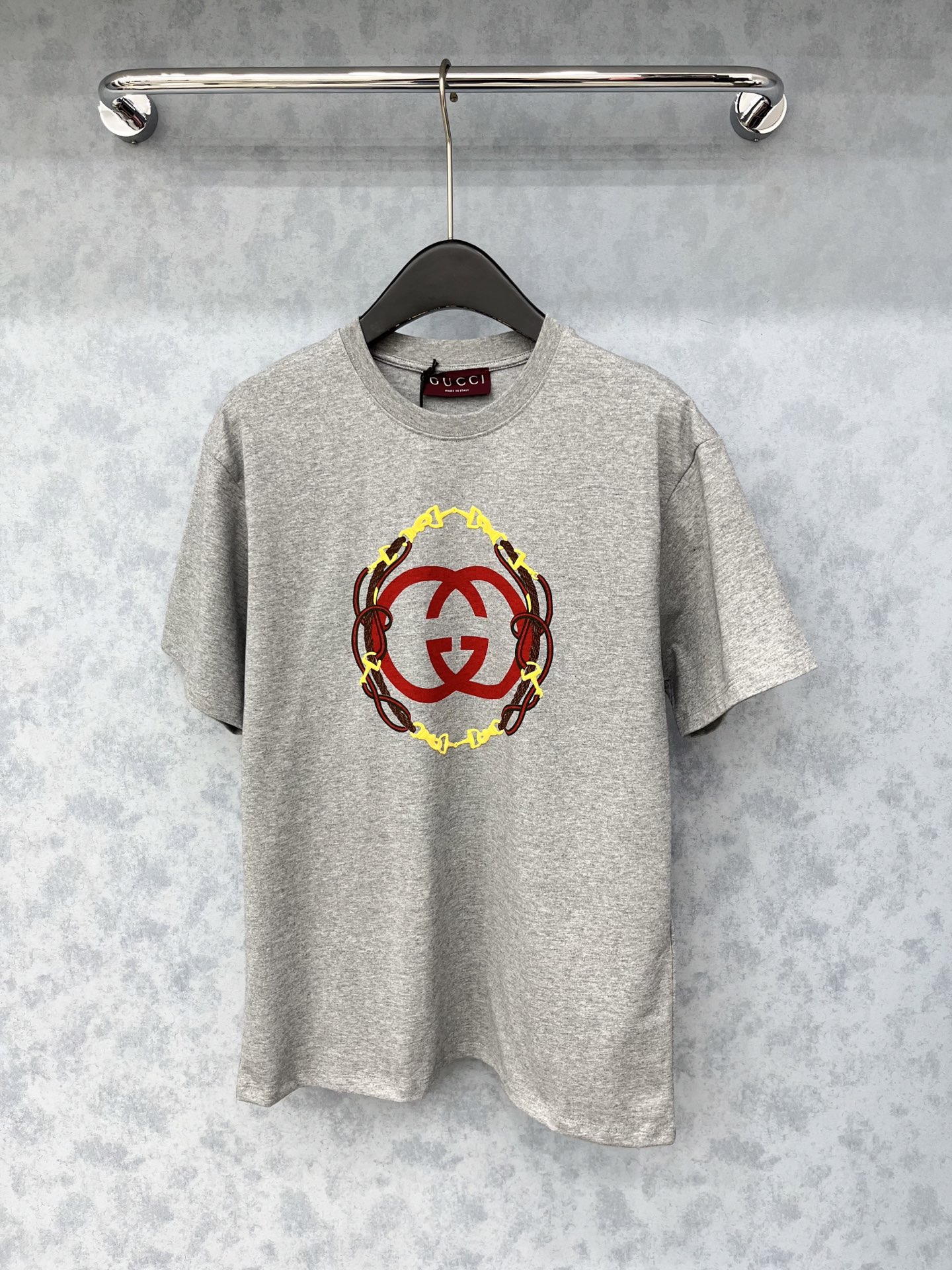 🛒𝐍𝐄𝐖 · 𝟐𝟎𝟐5/爆款现货原单品质 Guc*｜25新品印花短袖T恤宽松版型上身巨显瘦！定制最新工艺