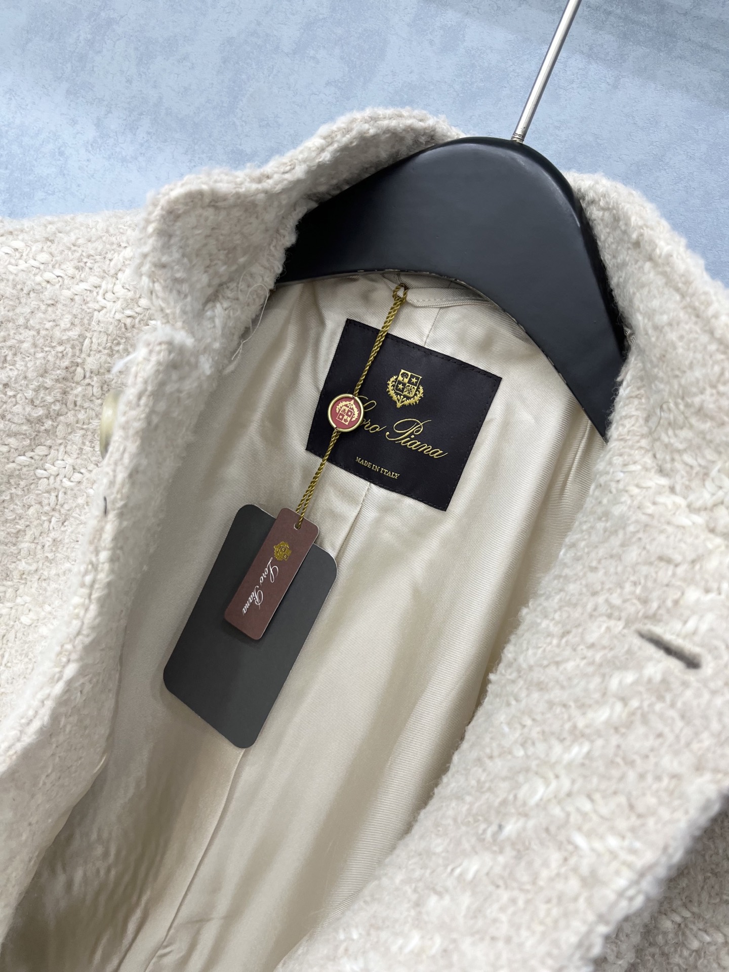 🛒𝐍𝐄𝐖 · 𝟐𝟎𝟐5/爆款现货原单品质 Lp*｜25秋冬新品粗花呢立领外套混色纱线设计 大工厂订制！羊