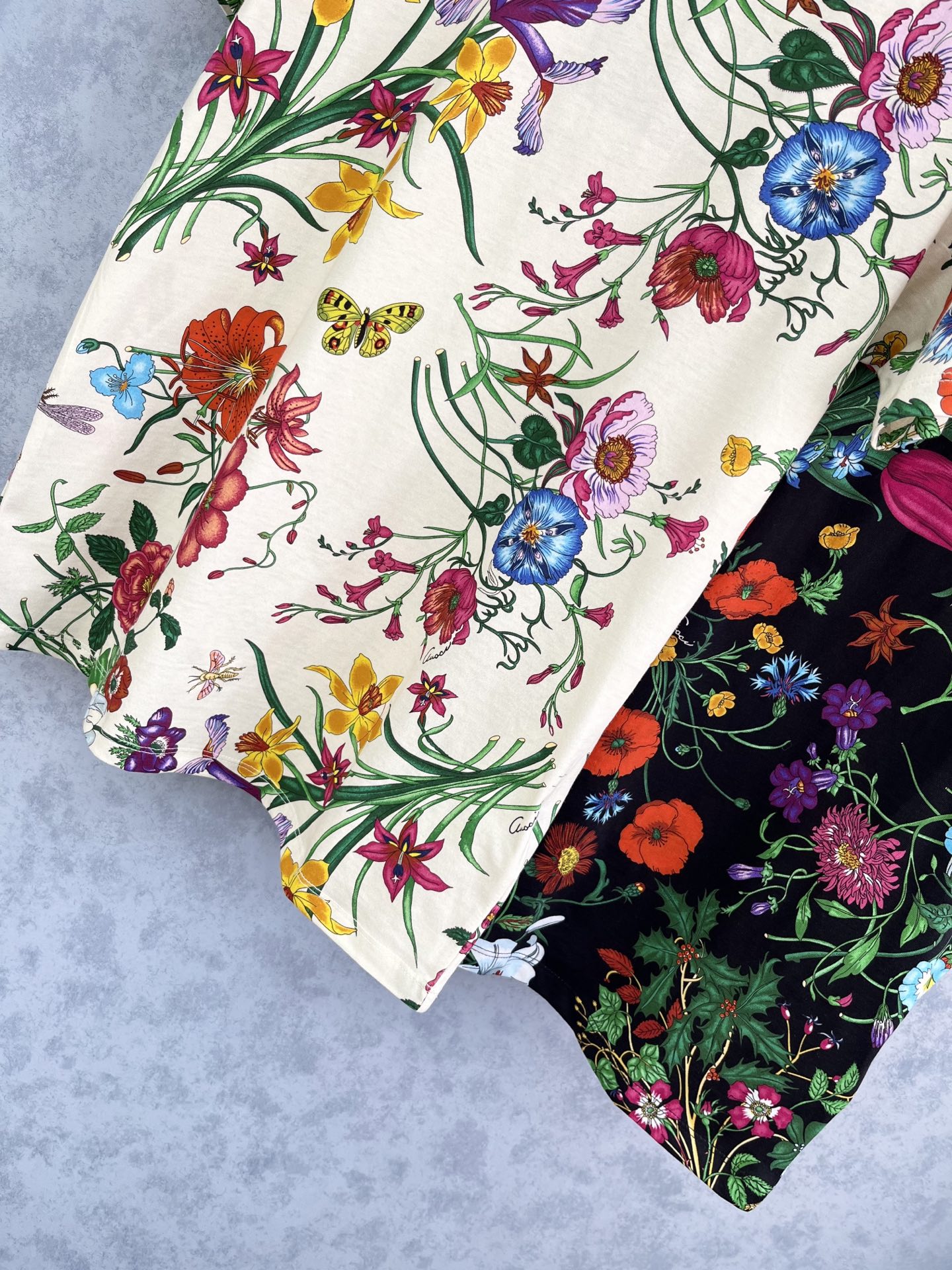 🛒𝐍𝐄𝐖 · 𝟐𝟎𝟐5/爆款现货原单品质 Gucc*｜精致工艺印花短袖T恤高订面料 亲肤透气舒适标志性字