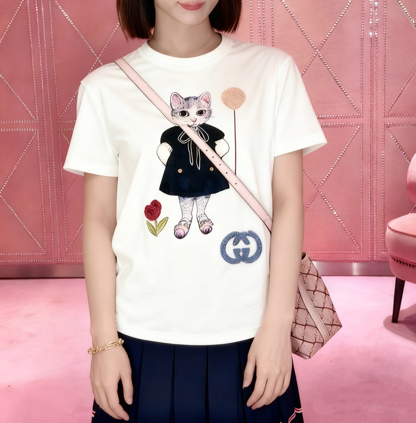 구찌 여성 반팔 91604 Gucci T Shirt