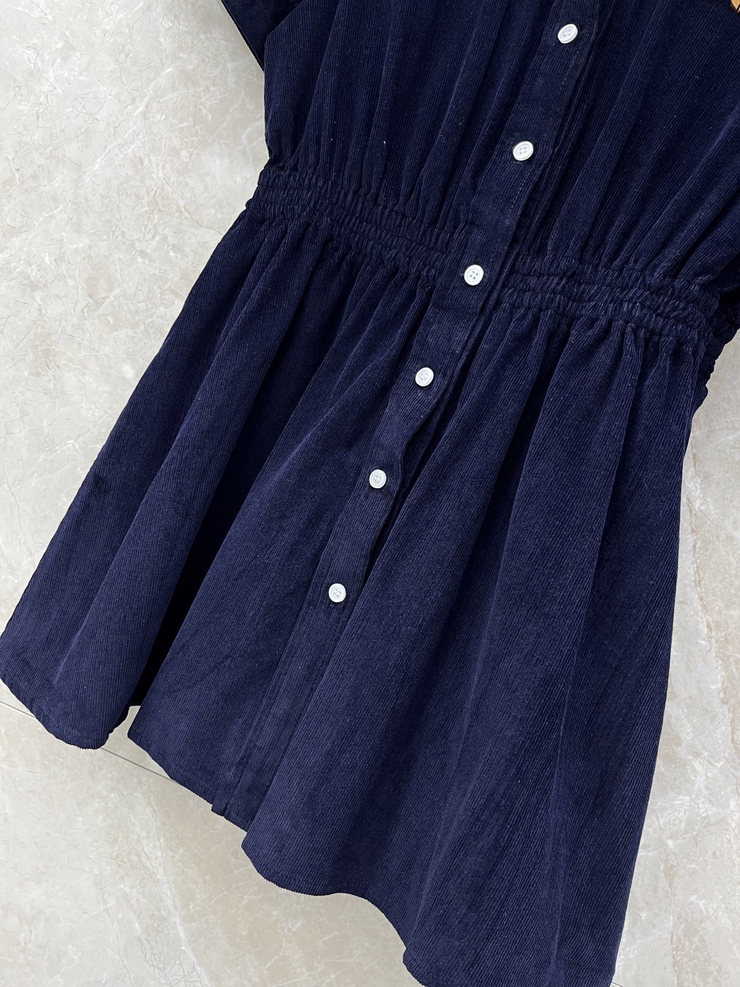 🛒𝐍𝐄𝐖 · 𝟐𝟎𝟐6/爆款现货【原版定制】 Miu Mi *｜2026新品灯芯绒收腰连衣裙 定制YB材