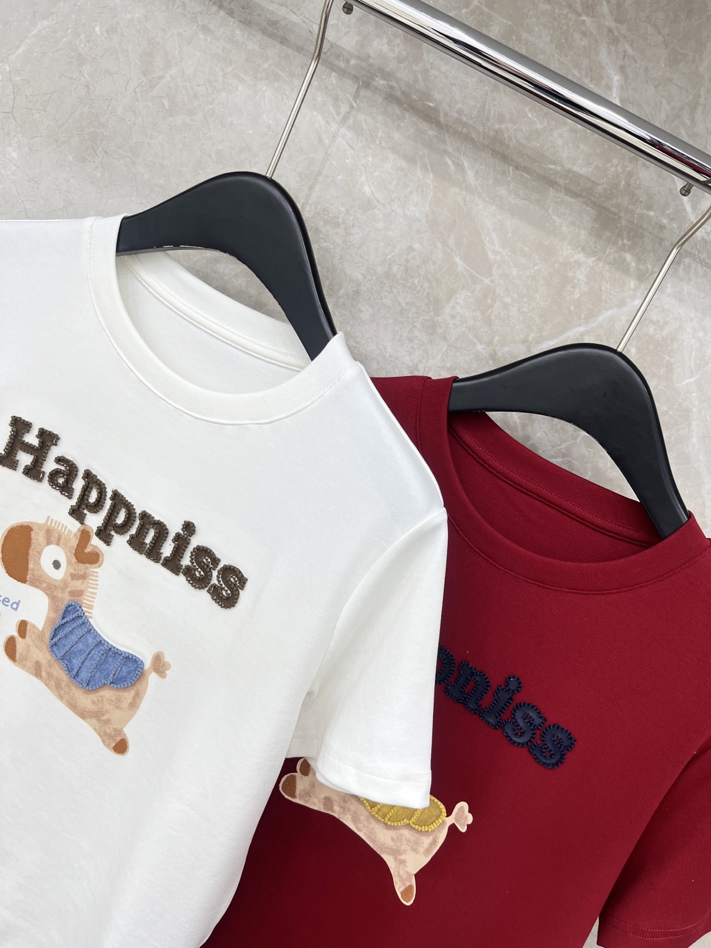 🛒𝐍𝐄𝐖 · 𝟐𝟎𝟐6/爆款现货原单品质 小众*｜26马年限定新品重工立体刺绣短袖T恤精致宽松版型上身巨