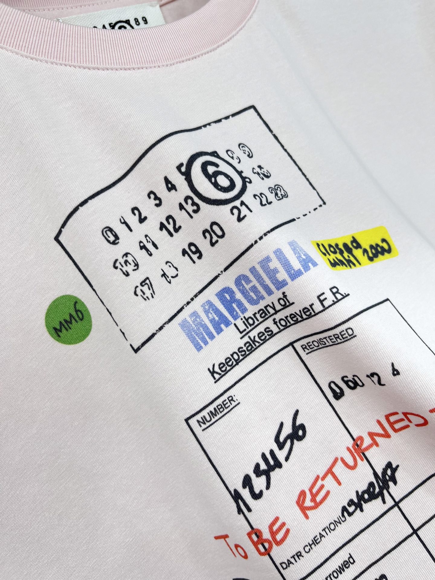 🛒𝐍𝐄𝐖 · 𝟐𝟎𝟐6/爆款现货原单品质 MM6*｜26新品印花短袖T恤精致宽松版型上身巨显瘦！定制最新