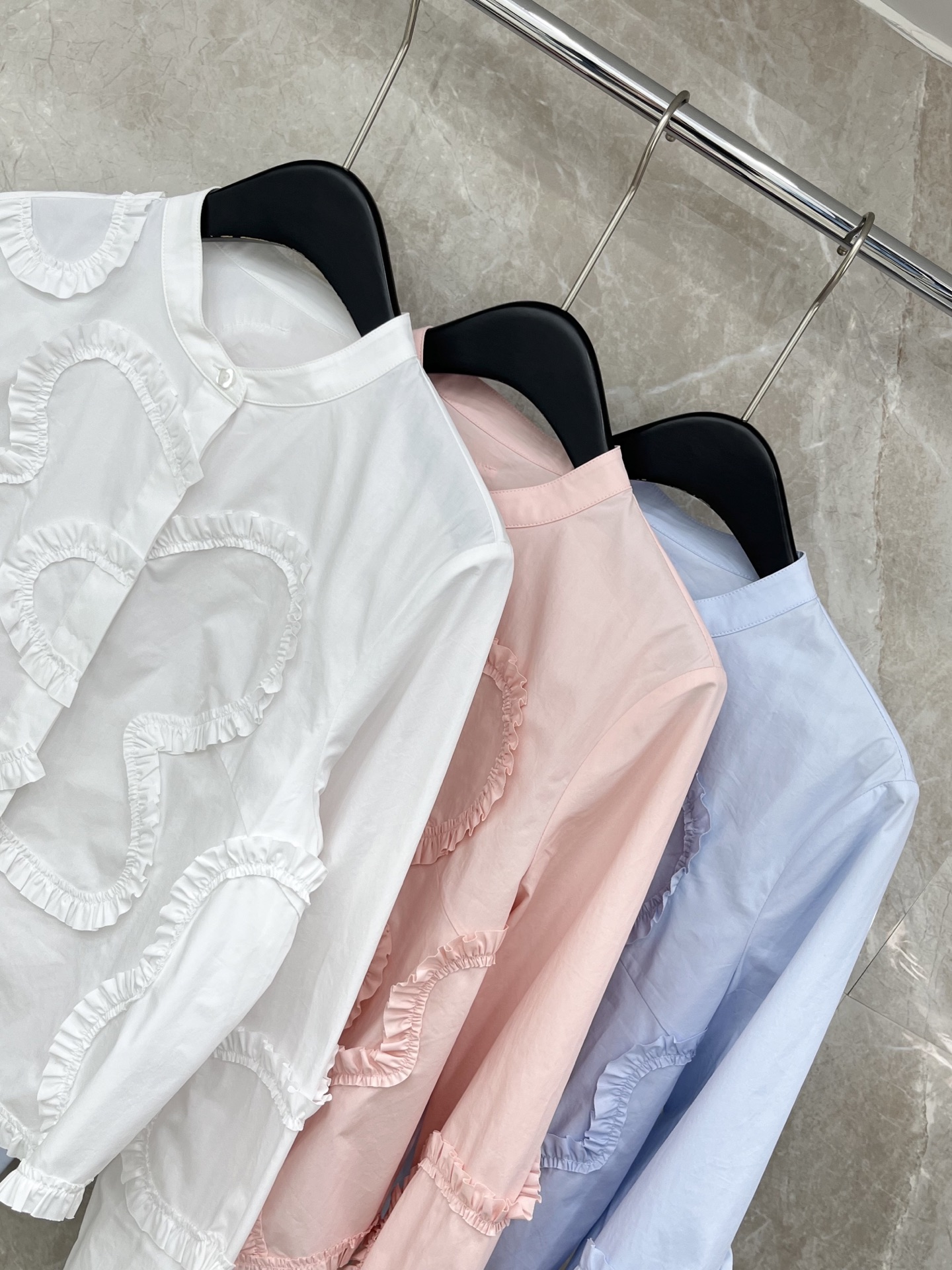 🛒𝐍𝐄𝐖 · 𝟐𝟎𝟐6/爆款现货原单品质 小众*｜2026新品长袖法式盘花衬衫精致甜美风设计 高级肌理细