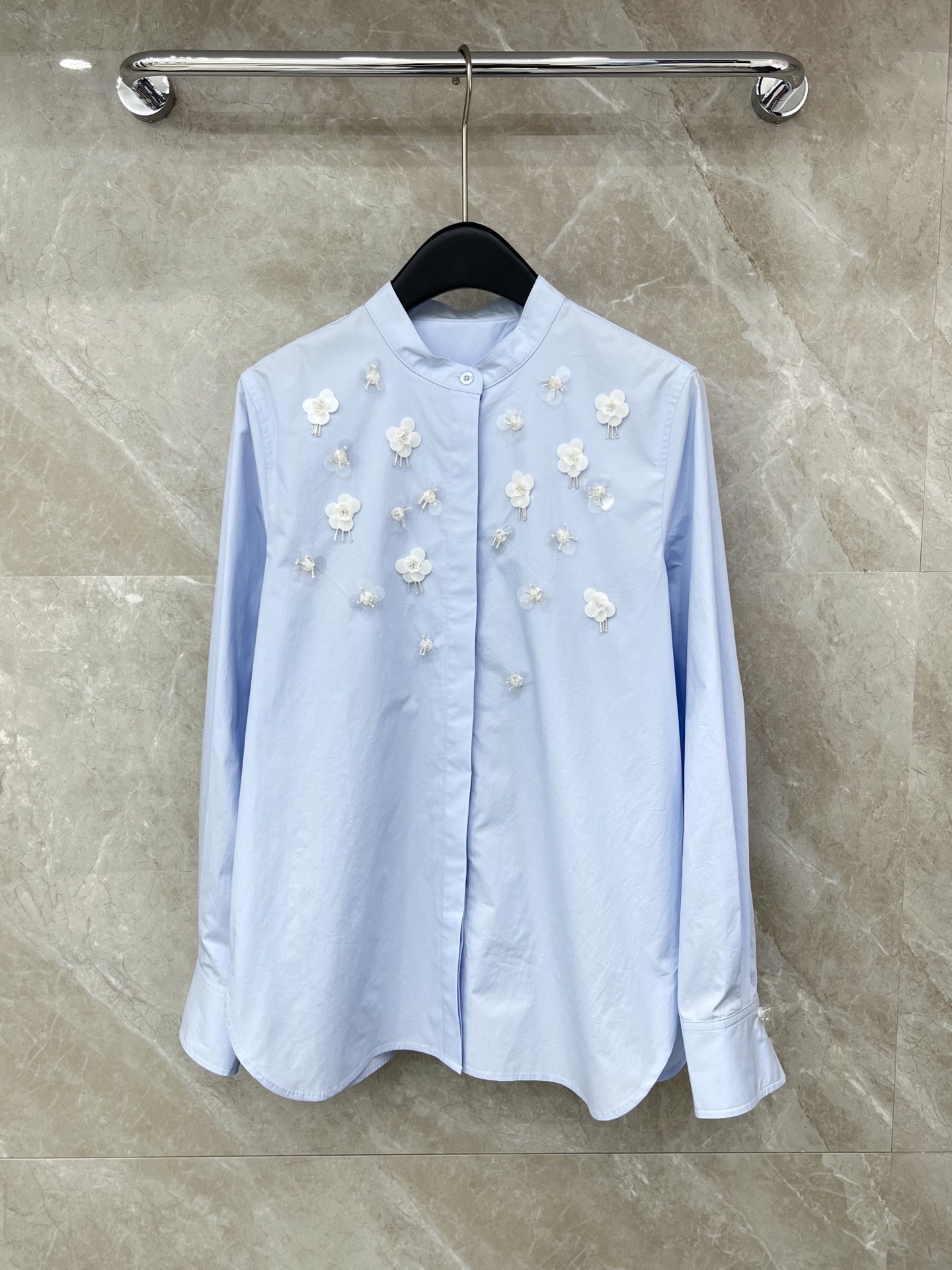 🛒𝐍𝐄𝐖 · 𝟐𝟎𝟐6/爆款现货原单品质 小众*｜2026新品长袖法式手工订珠衬衫精致甜美风设计 高级肌